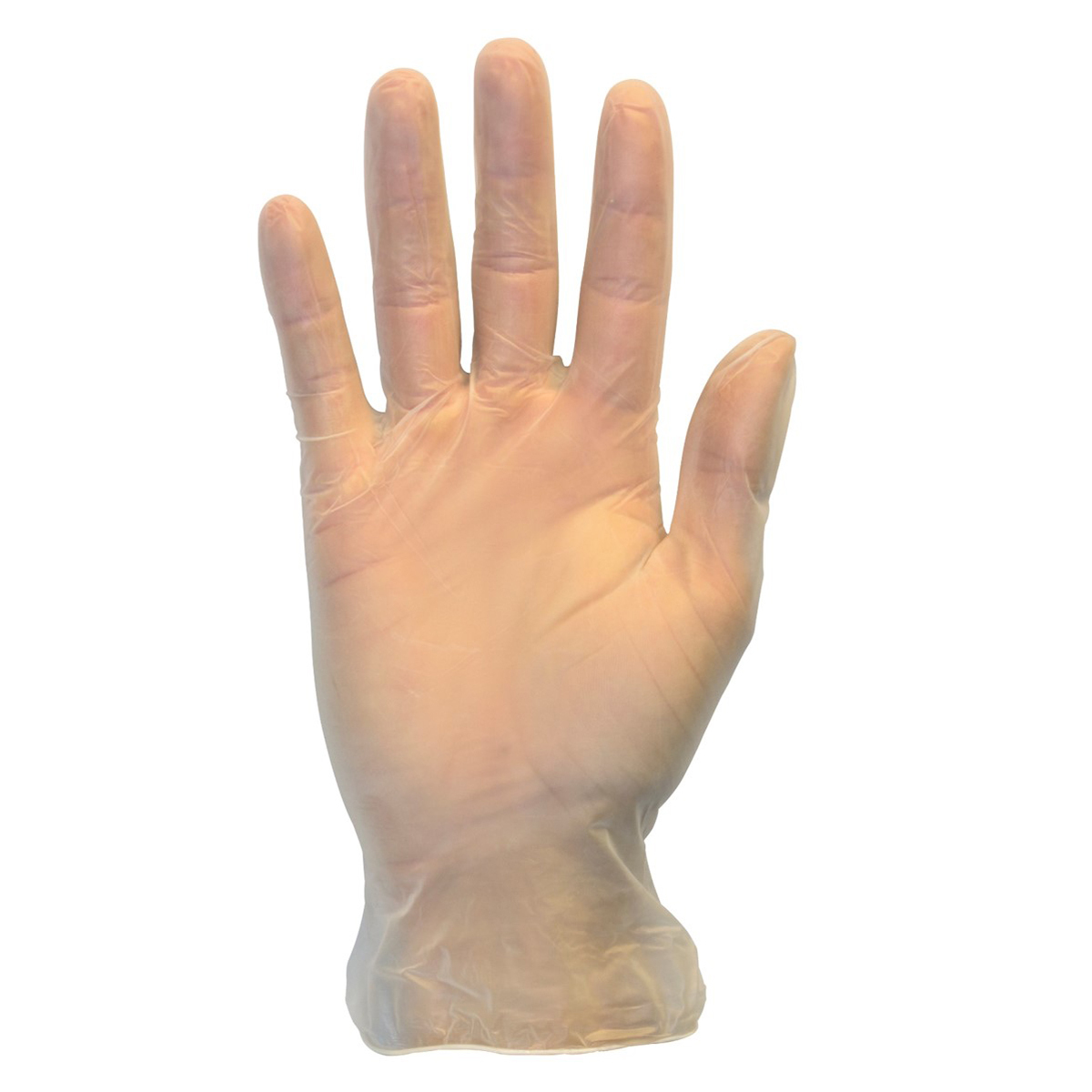 RADNOR® Large Clear 3.2 mil Latex-Free Vinyl Powder-Free Disposable Gloves (100 Gloves Per Box) (Availability restrictions apply