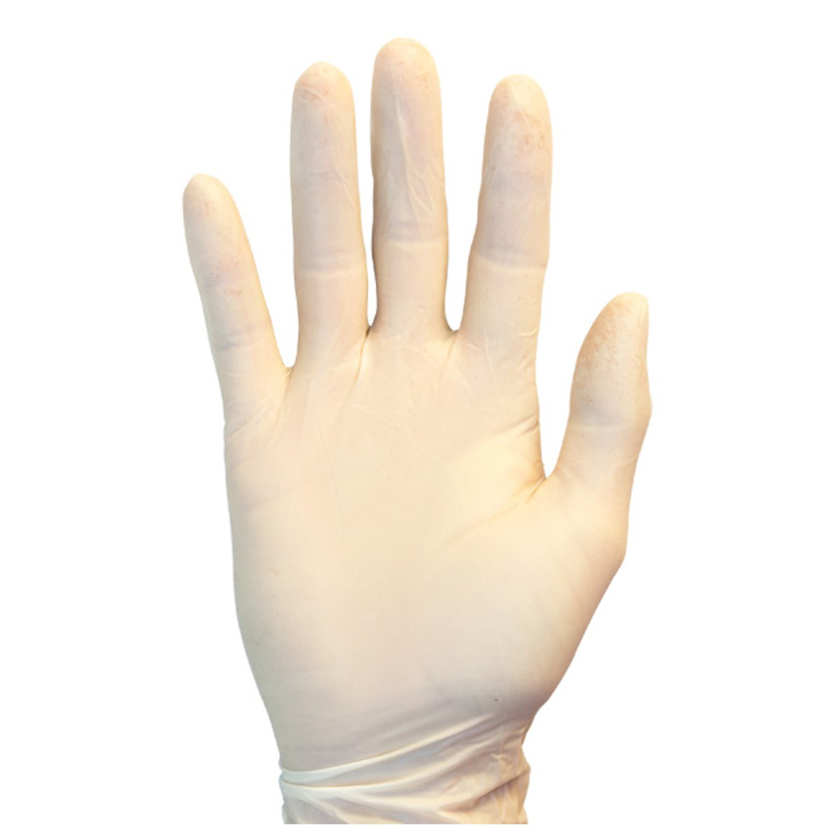 RADNOR® Large Natural 4.5 mil Latex Powder-Free Disposable Gloves (100 Gloves Per Box) (Availability restrictions apply.)