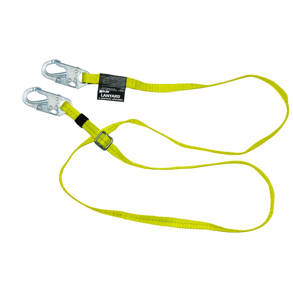 Honeywell Miller® 10' Polyester Web Positioning Lanyard With Locking Snap Hook Harness Connector