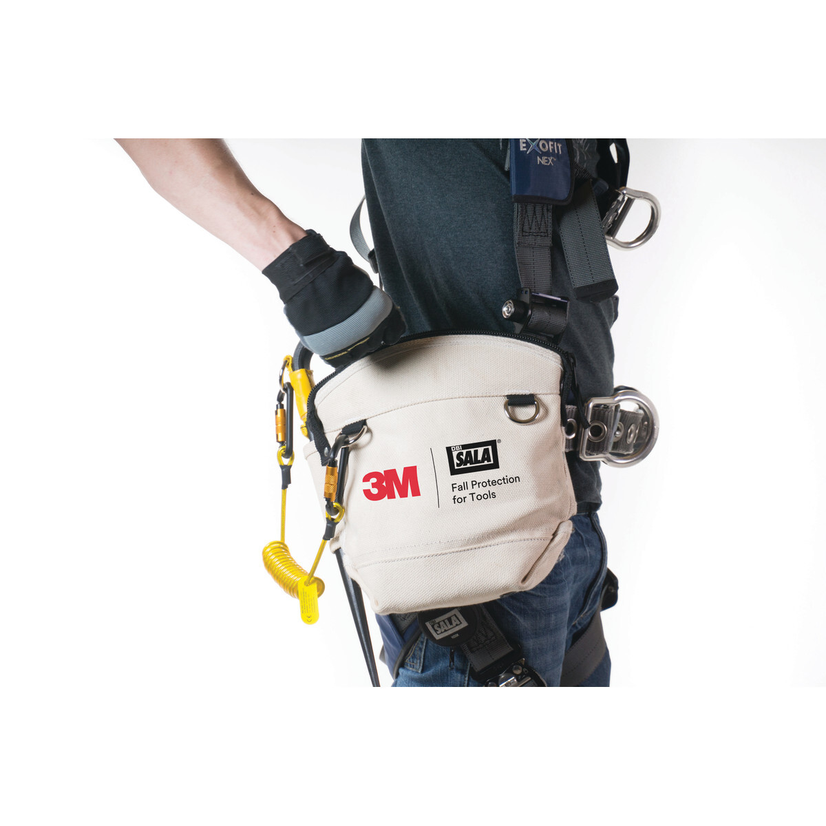 3M DBISALA Utility Pouch With Zipper 1500130 White D621500130 for sale online at autumn supply