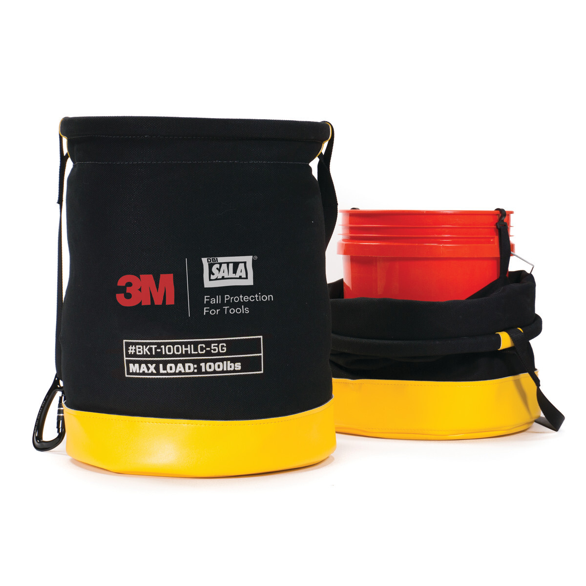 3M™ Spill Control 5-Gallon Safe Bucket With Hook And Loop Closure 1500135, 100 lb Capacity, Canvas