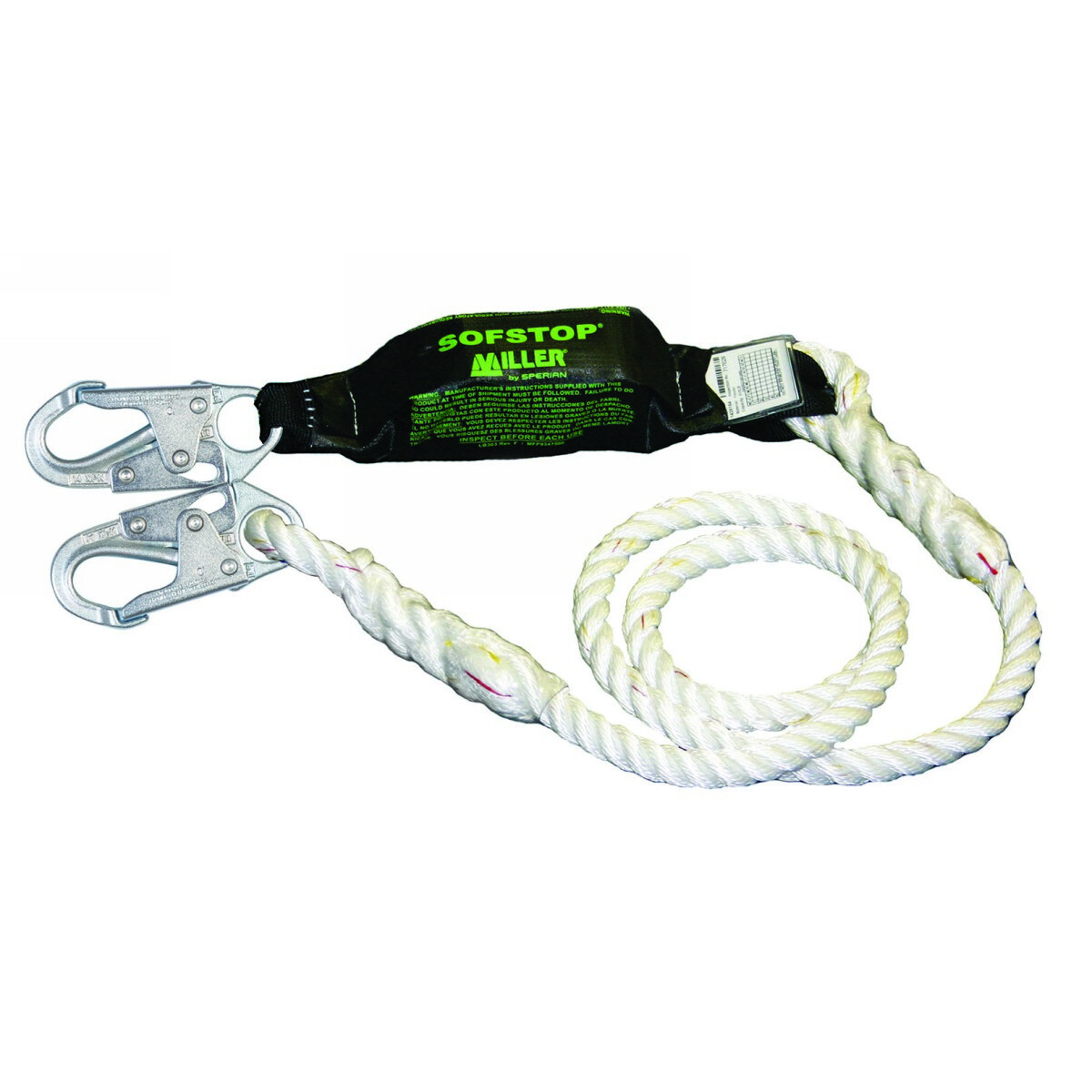 Honeywell Miller® 4' SofStop® Shock Absorbing Lanyard Honeywell Miller® 4' SofStop® Shock Absorbing Lanyard