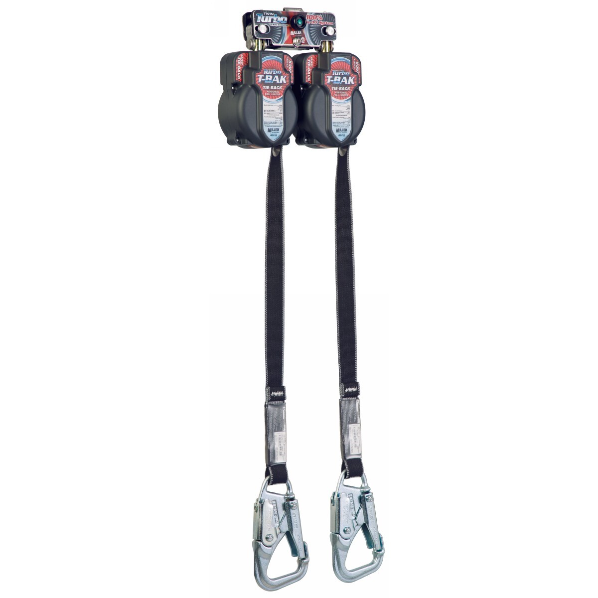 Honeywell 7.5' Miller® Turbo T-BAK™ D-Ring Connector Fall Protection System/Personal Fall Limiter Honeywell 7.5' Miller® Turbo T-BAK™ D-Ring Connector Fall Protection System/Personal Fall Limiter