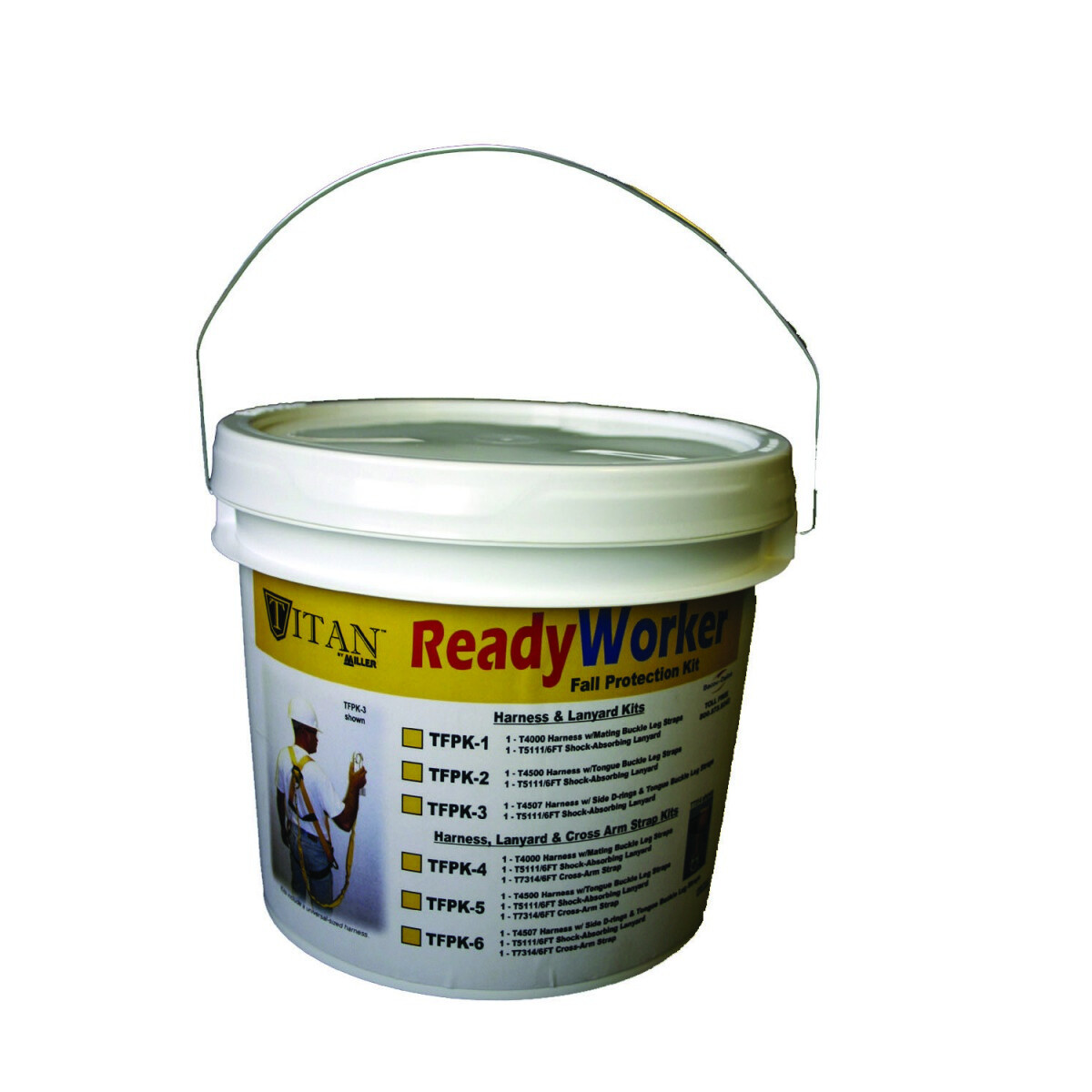 Honeywell Miller Titan ReadyWorker Harness And Lanyar HONTFPK-5/U/6FTAK for sale online at autumn supply