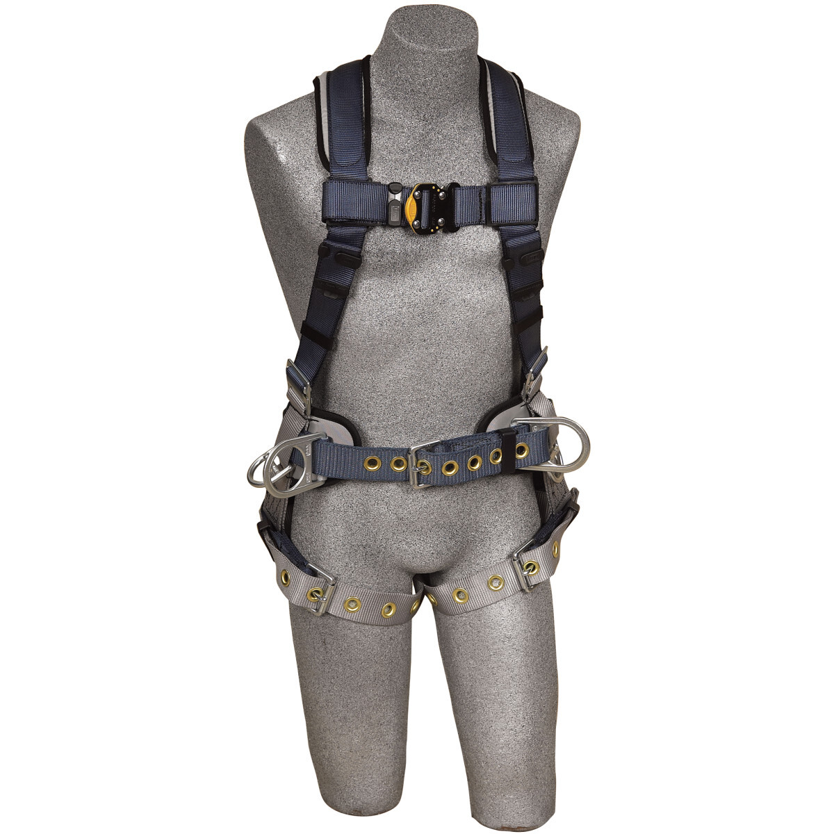3M™ DBI-SALA® Medium ExoFit™ Full Body/Vest/Iron Worker Style Harness With Back And Side D-Ring, Tongue Leg Strap Buckle, Quick 3M™ DBI-SALA® Medium ExoFit™ Full Body/Vest/Iron Worker Style Harness With Back And Side D-Ring, Tongue Leg Strap Buckle, Quick