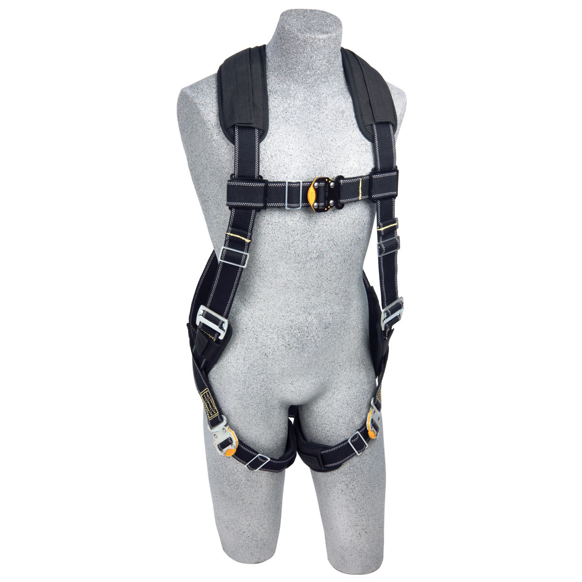 3M™ DBI-SALA® Large ExoFit™ XP Arc Flash Flame Resistant Full Body/Vest Style Harness With Back D-Ring, Comfort Padding, Leather