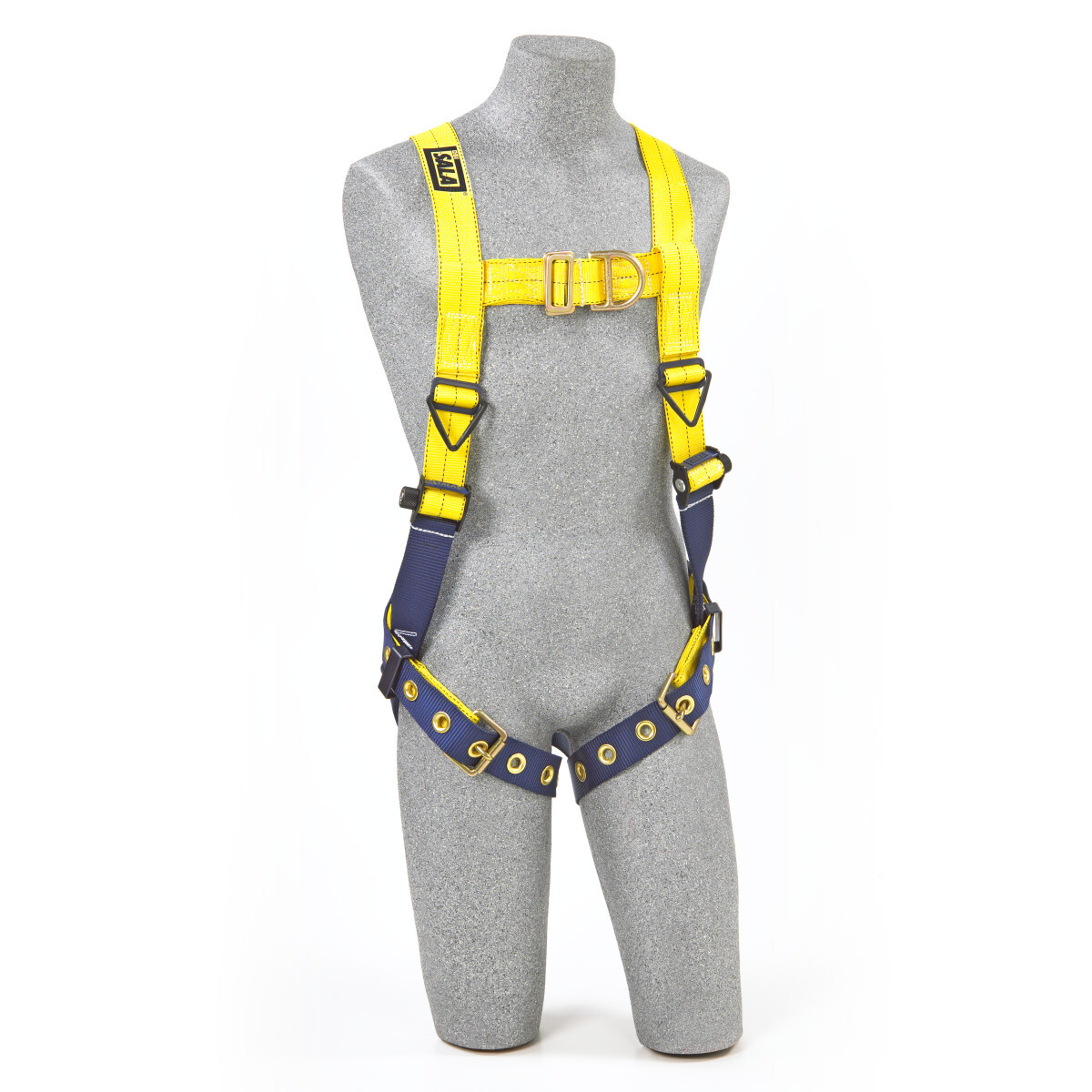 3M™ DBI-SALA® Medium Delta™ No-Tangle™ Construction/Full Body/Vest Style Harness With Back And Front D-Ring And Tongue Leg Strap