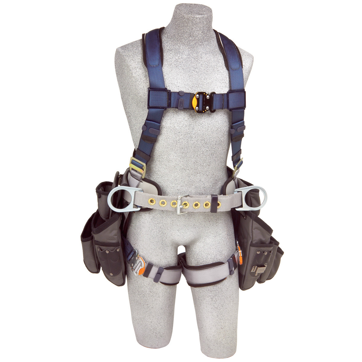3M™ DBI-SALA® Medium ExoFit™ Construction/Full Body/Vest Style Harness With Back And Side D-Ring, Belt With Sewn-In Pad, Tool Po 3M™ DBI-SALA® Medium ExoFit™ Construction/Full Body/Vest Style Harness With Back And Side D-Ring, Belt With Sewn-In Pad, Tool Po