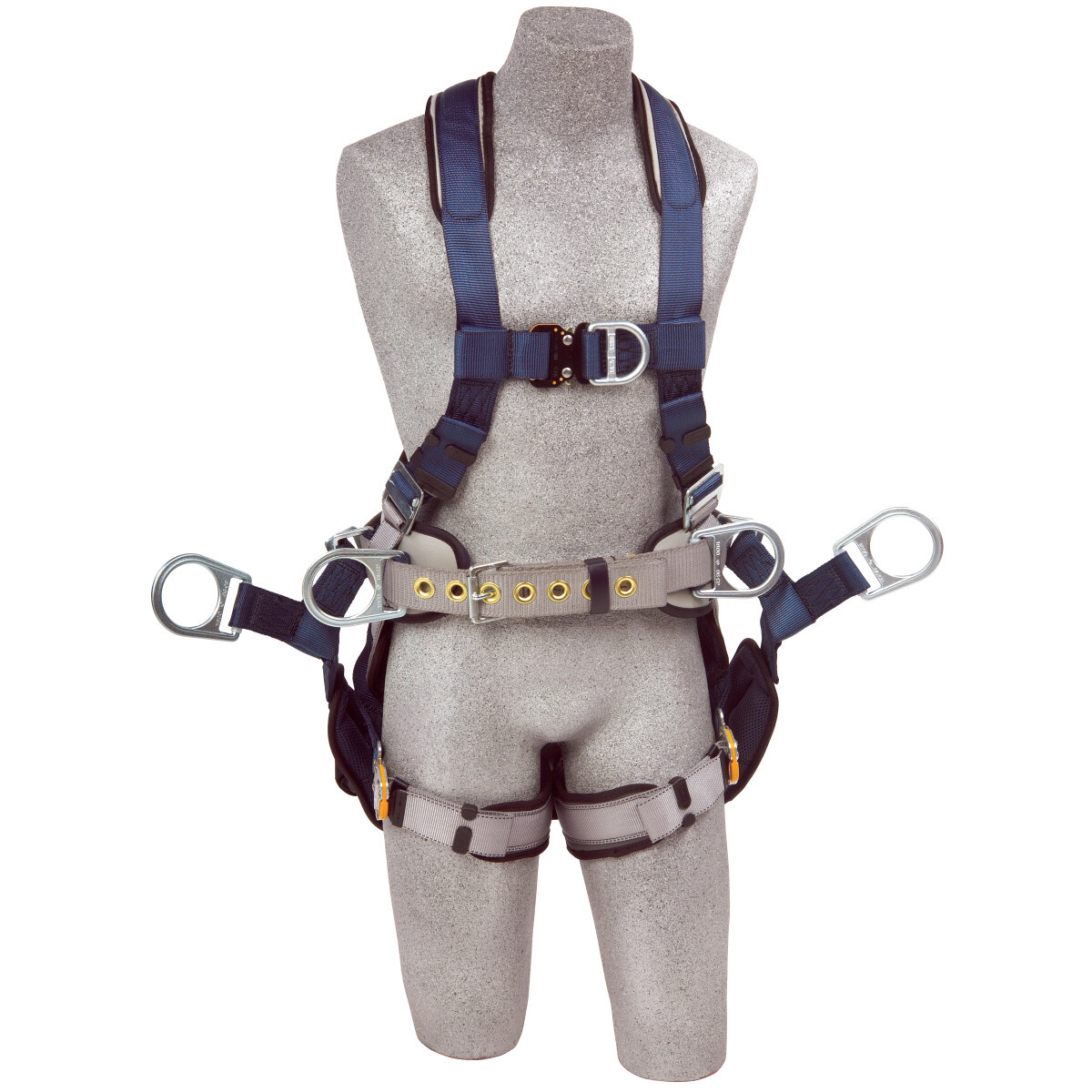 3M™ DBI-SALA® Small ExoFit™ Full Body/Vest Style Harness With Back, Side And Front D-Ring, Belt With Pad, Seat Sling With Suspen