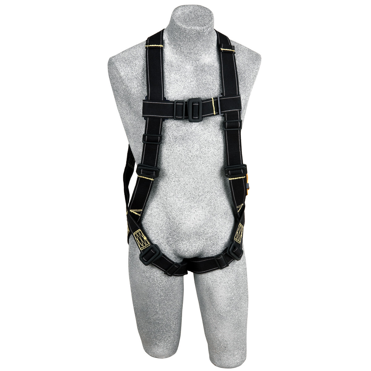 3M™ DBI-SALA® Universal Delta™ Arc Flash No-Tangle™ Full Body/Vest Style Black Harness With PVC Coated Back D-Ring And Pass-Thru
