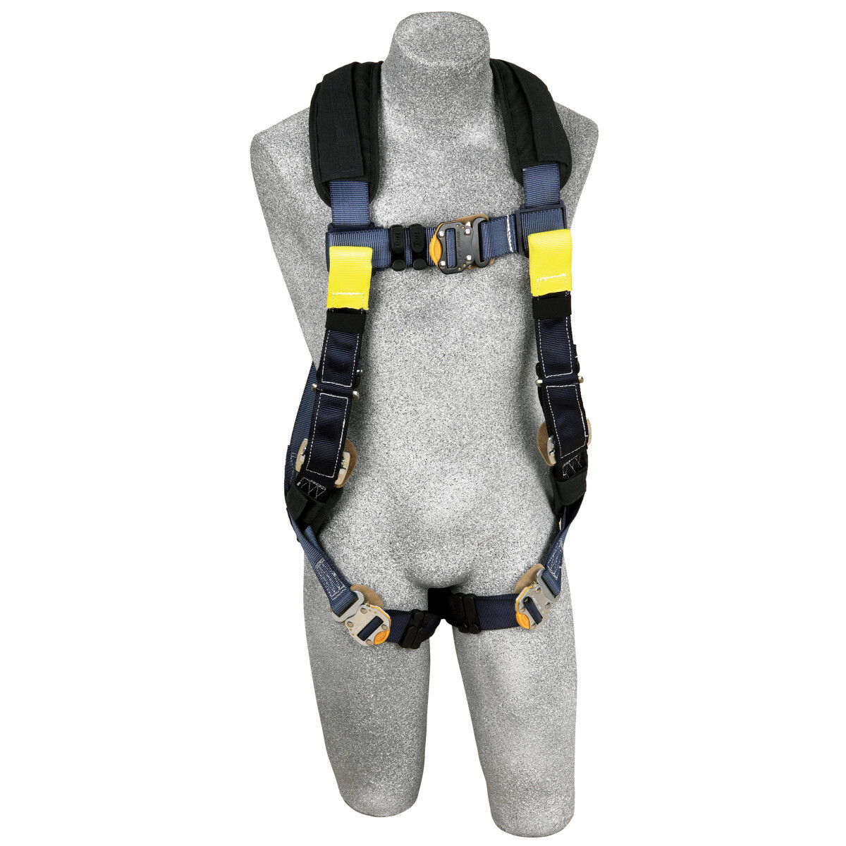 3M™ DBI-SALA® Medium ExoFit™ XP Arc Flash Full Body/Vest Style Harness With Back And Front Web Rescue Loop, Quick Connect Chest
