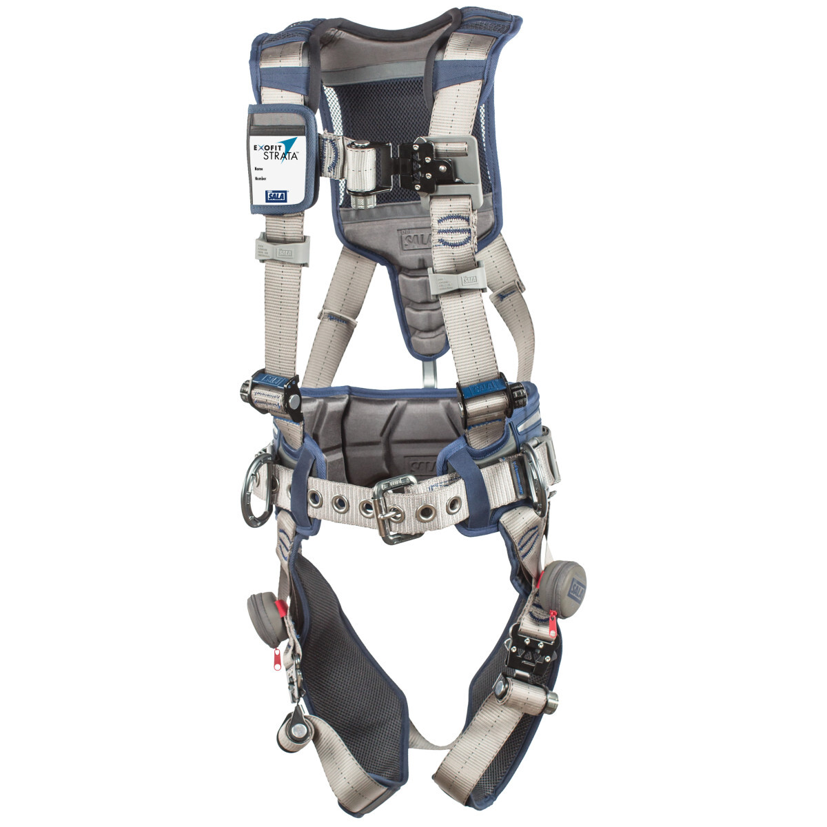 3M™ DBI-SALA® Large ExoFit STRATA™ Contruction Style Harness With Aluminum Back And Side D-rings, Tri-Lock Revolver™ Quick Conne