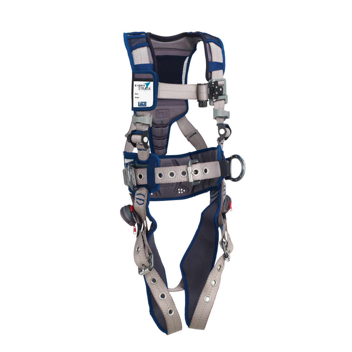 3M™ DBI-SALA® Small ExoFit STRATA™ Construction Style Harness With Aluminum Back And Side D-Rings, Tongue Buckle Leg Straps, Wai