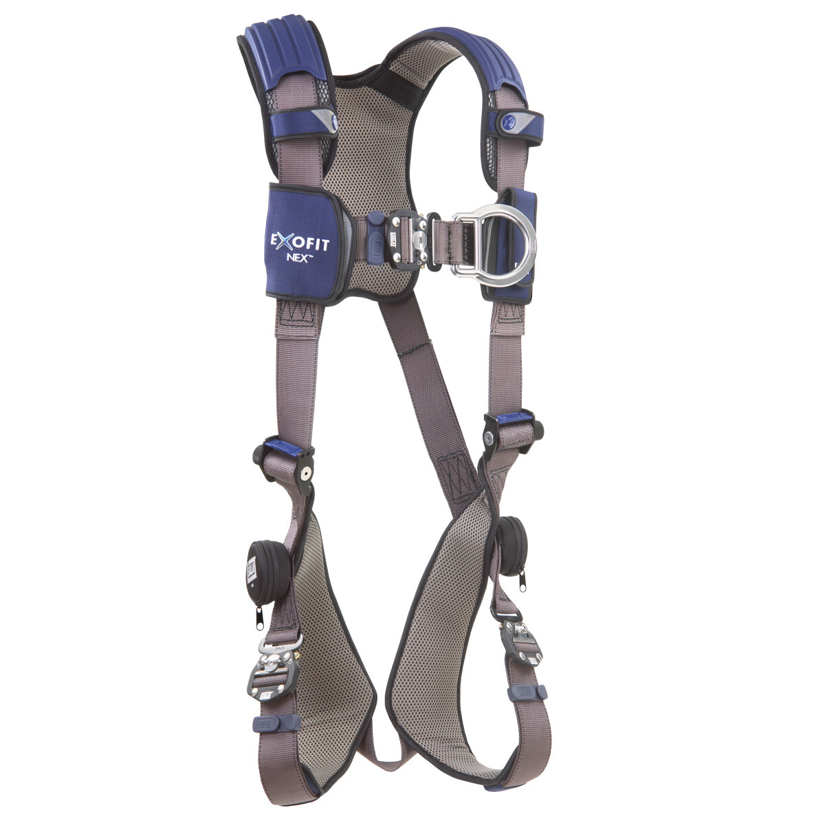 3M™ DBI-SALA® 2X ExoFit™ NEX™ Climbing Vest Style Harness With Aluminum Back And Front D-Rings, Locking Quick Connect Buckle Leg