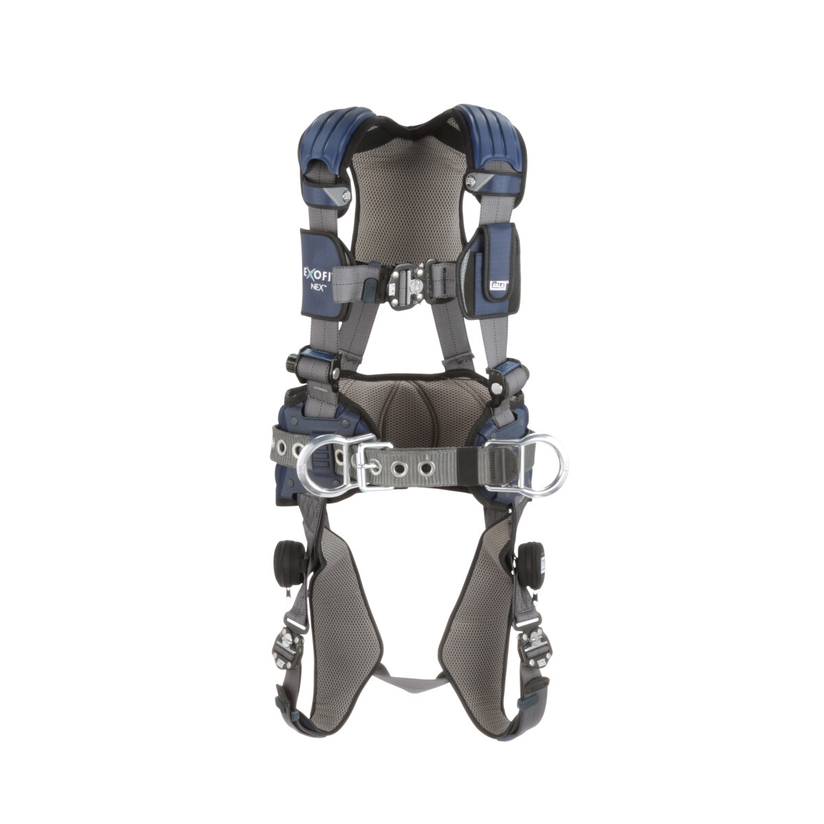 3M™ DBI-SALA® Small ExoFit NEX™ Construction/Full Body Style Harness With Tech-Lite™ Aluminum Back D-Ring, Duo-Lok™ Quick Connec