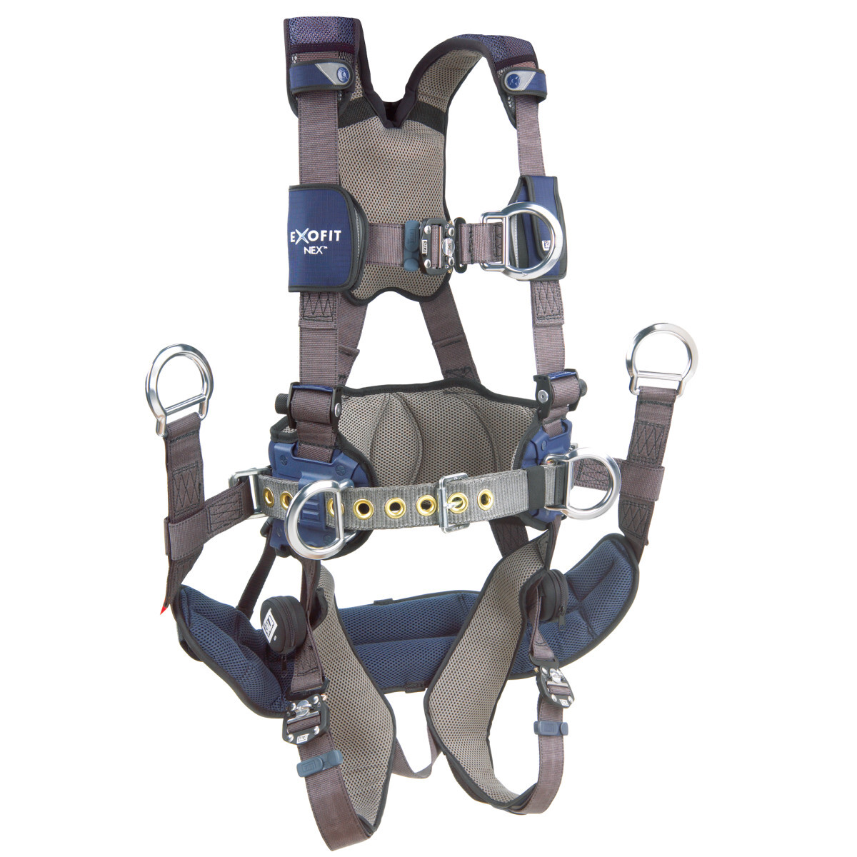 3M™ DBI-SALA® Small ExoFit NEX™ Full Body/Vest Style Harness With Tech-Lite™ Aluminum Back And Front D-Ring, Duo-Lok™ Quick Conn