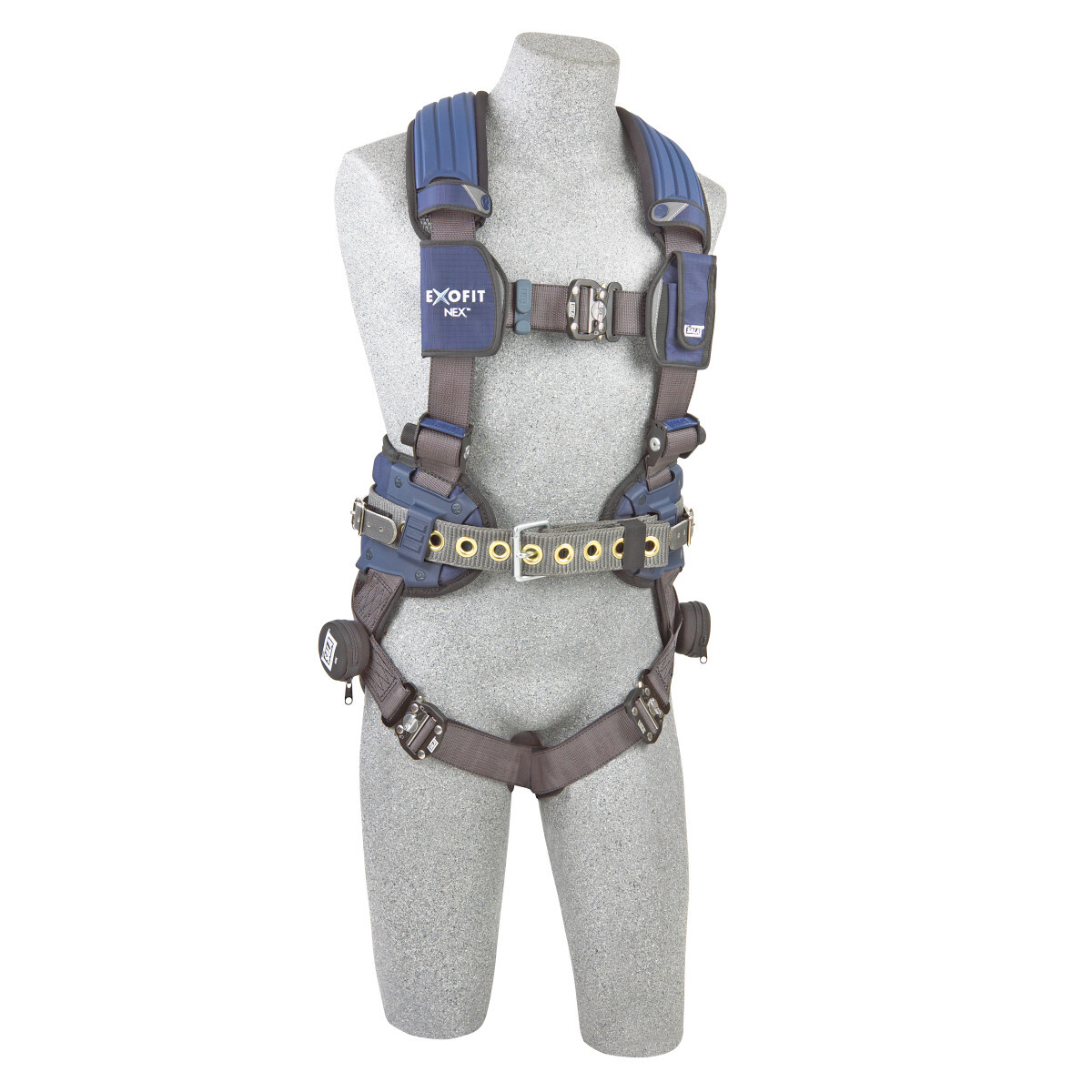 3M™ DBI-SALA® X-Large ExoFit NEX™ Full Body/Vest Style Harness With Tech-Lite™ Aluminum Back D-Ring, Miner'S Belt With Pad And S