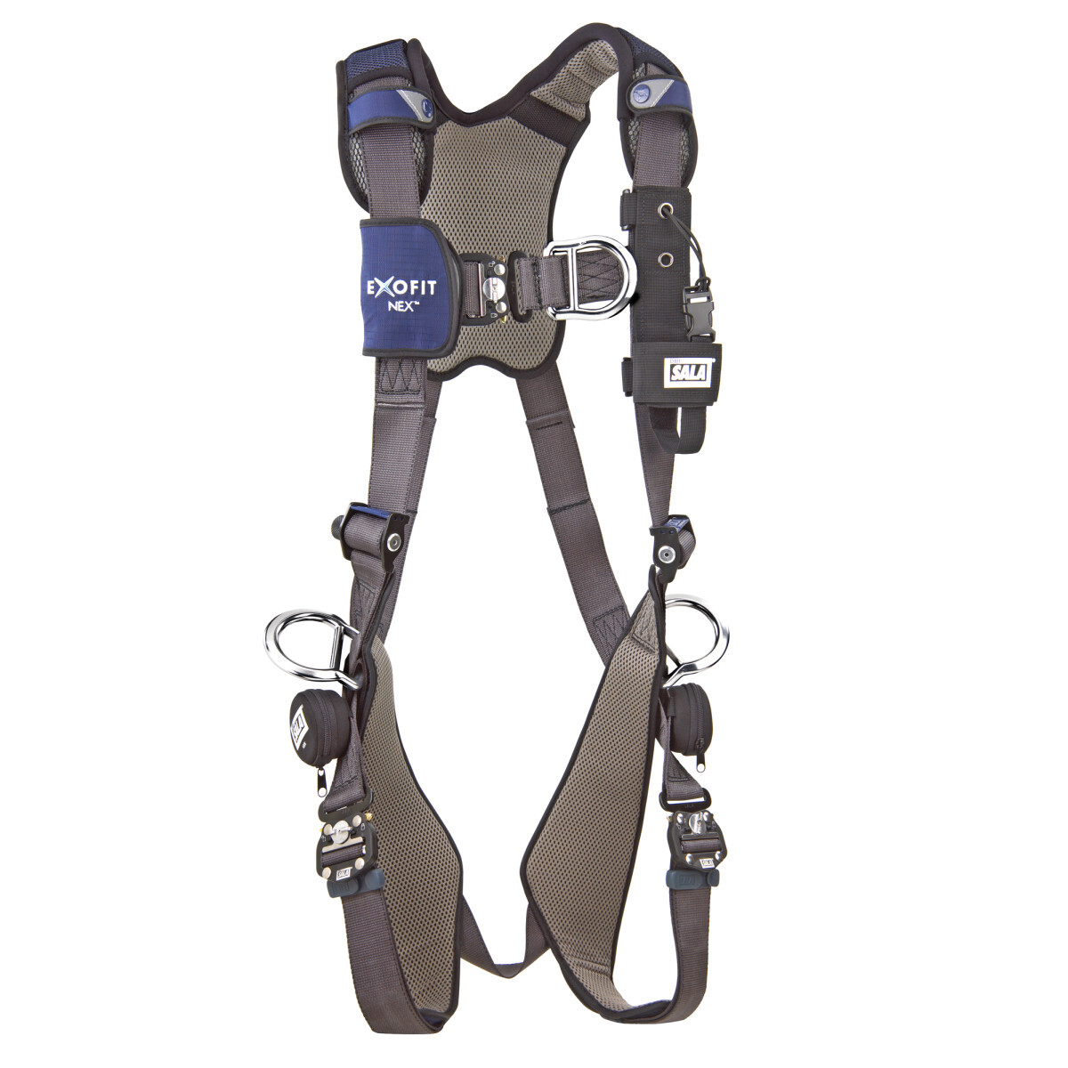 3M™ DBI-SALA® Small ExoFit NEX™ Full Body/Vest Style Harness With Tech-Lite™ Aluminum Back, Front And Side D-Ring, Duo-Lok™ Quic