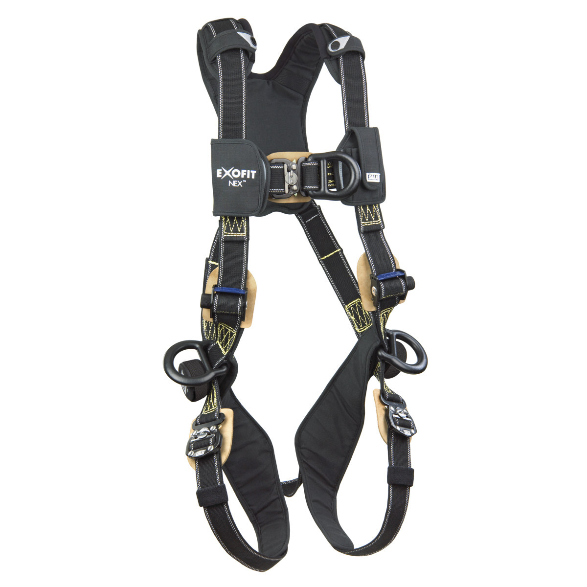 3M™ DBI-SALA® Medium ExoFit NEX™ Arc Flash Full Body/Vest Style Harness With Front, Back And Side D-Ring, Locking Quick Connect