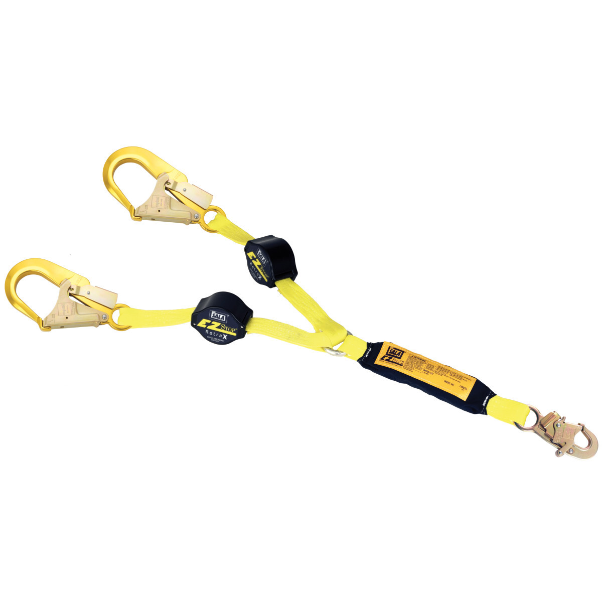 3M™ DBI-SALA® EZ-Stop™ 100% Tie-Off Retractable Web Shock-Absorbing Lanyard 1241482, 6 ft