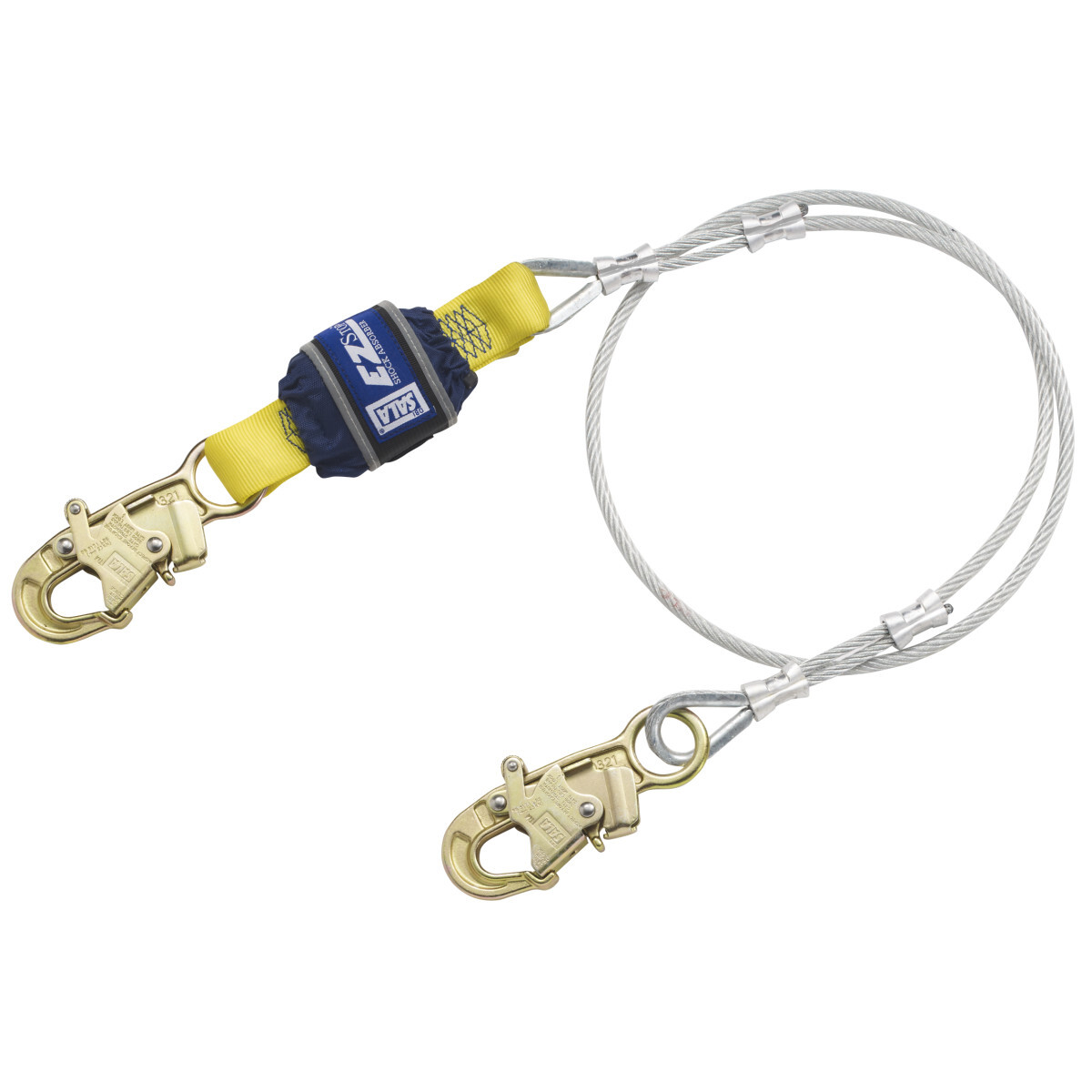 3M™ DBI-SALA® EZ-Stop™ Cable Shock Absorbing Lanyard 1246188 3M™ DBI-SALA® EZ-Stop™ Cable Shock Absorbing Lanyard 1246188