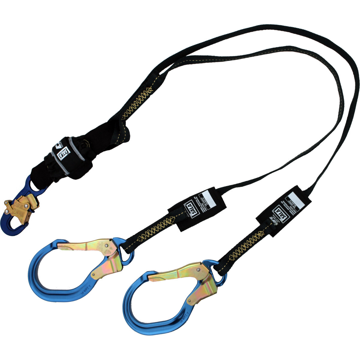 3M™ DBI-SALA® EZ-Stop™ Arc Flash 100% Tie-Off Shock Absorbing Lanyard 1246323, Black, 6 ft. (1.8m) 3M™ DBI-SALA® EZ-Stop™ Arc Flash 100% Tie-Off Shock Absorbing Lanyard 1246323, Black, 6 ft. (1.8m)