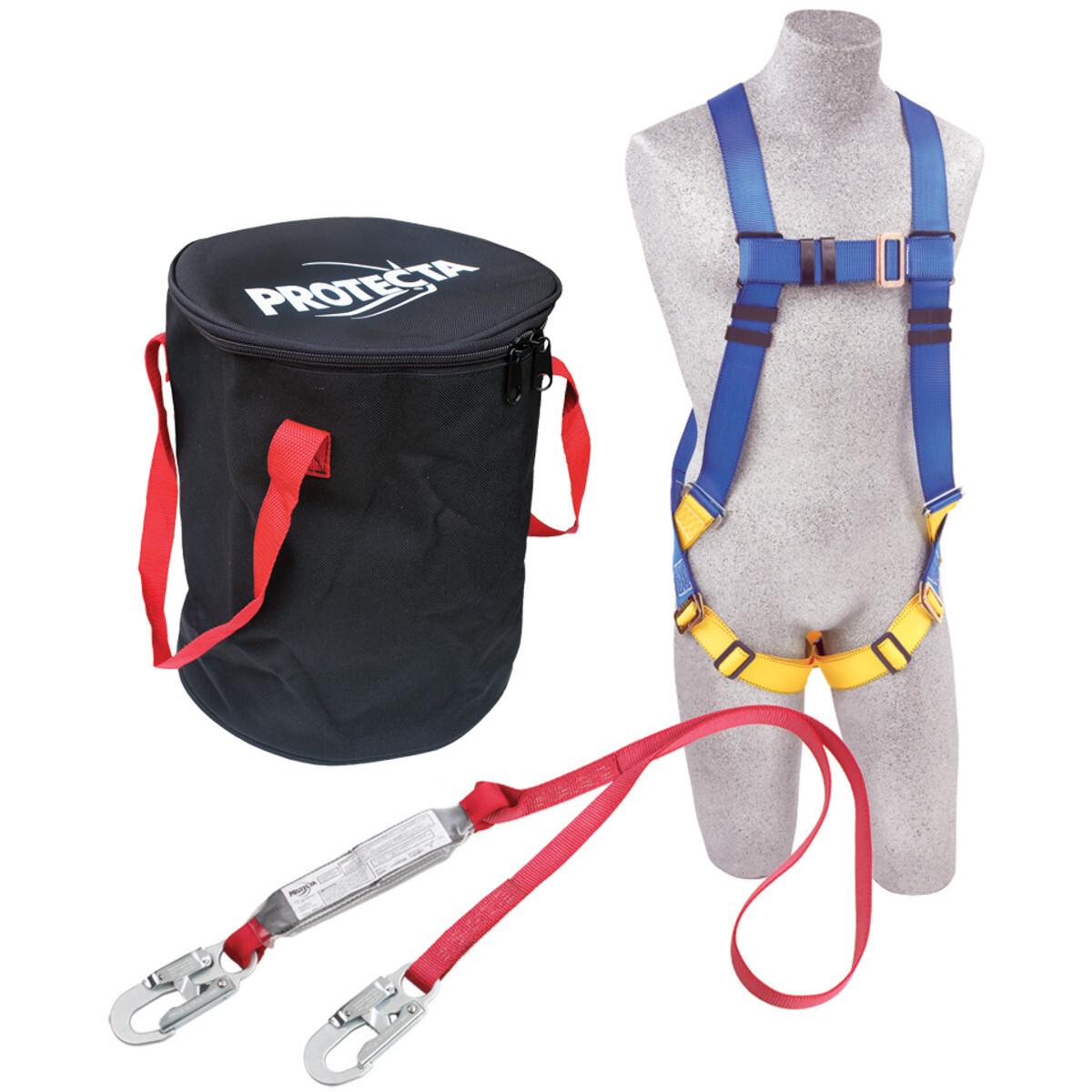 3M™ PROTECTA® PRO™ Light Roofer's Harness And Lanyard Fall Protection Kit With Universal Vest Harness And 6' Lanyard 3M™ PROTECTA® PRO™ Light Roofer's Harness And Lanyard Fall Protection Kit With Universal Vest Harness And 6' Lanyard