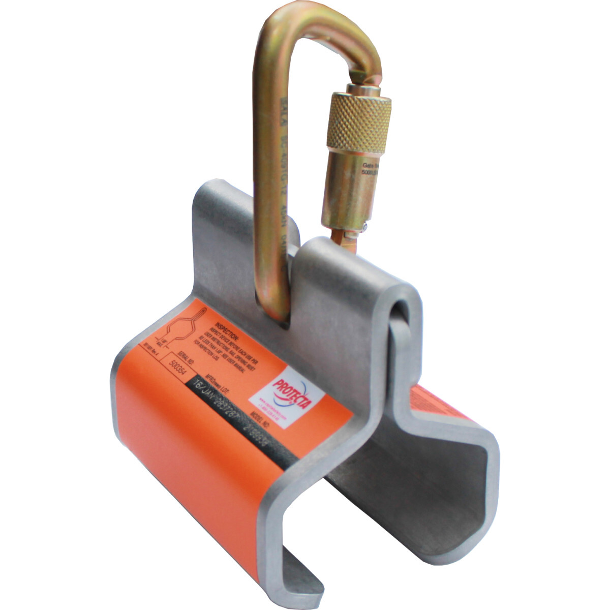 3M™ PROTECTA® RailDog™ Hi-Vis Sliding Rail Anchor 2199938, Orange