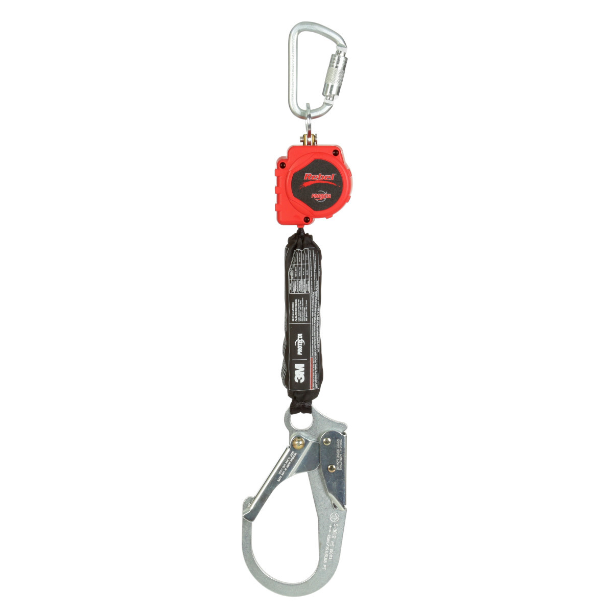 3M™ PROTECTA® Self-Retracting Lifeline 3100405, Web, Thermoplastic Housing, Steel Rebar Hook, 6ft. (1.8m)