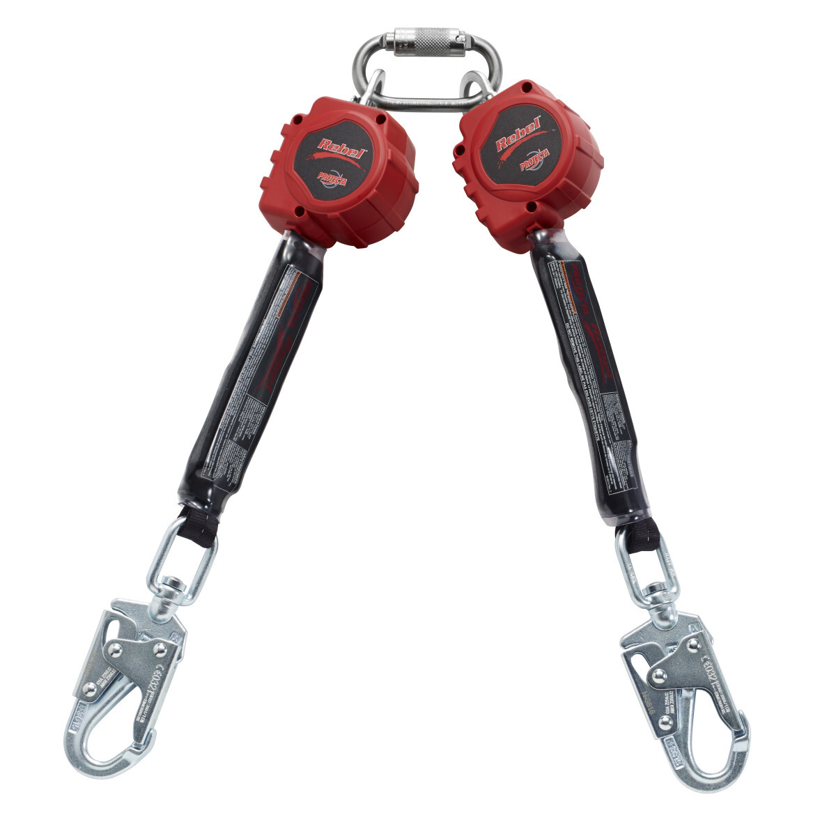 3M™ PROTECTA® Twin-Leg Self-Retracting Lifeline - Web 3100413, Red, 6 ft. (1.8 m)