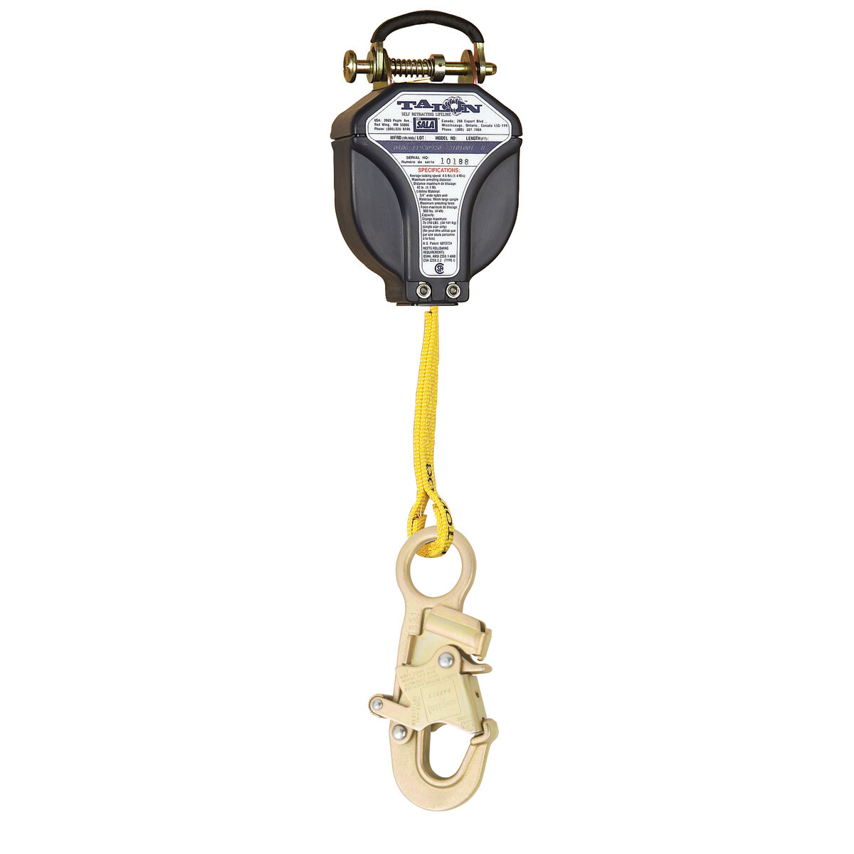 3M™ DBI-SALA® Quick Connect Self-Retracting Lifeline, Web 3101000, 8 ft. (2.4m) 3M™ DBI-SALA® Quick Connect Self-Retracting Lifeline, Web 3101000, 8 ft. (2.4m)