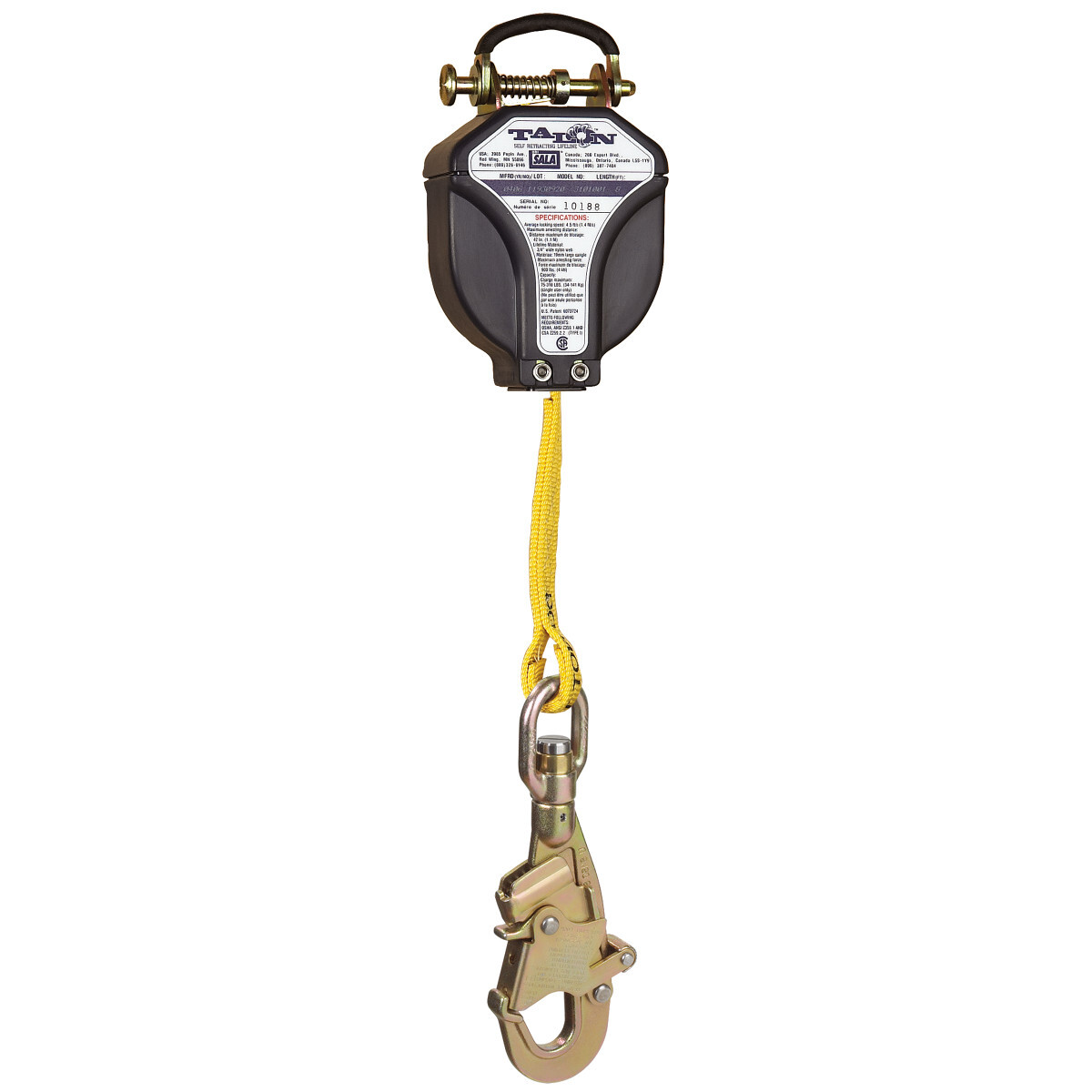 3M™ DBI-SALA® Quick Connect Self-Retracting Lifeline, Web 3101001, 8 ft. (2.4m) 3M™ DBI-SALA® Quick Connect Self-Retracting Lifeline, Web 3101001, 8 ft. (2.4m)