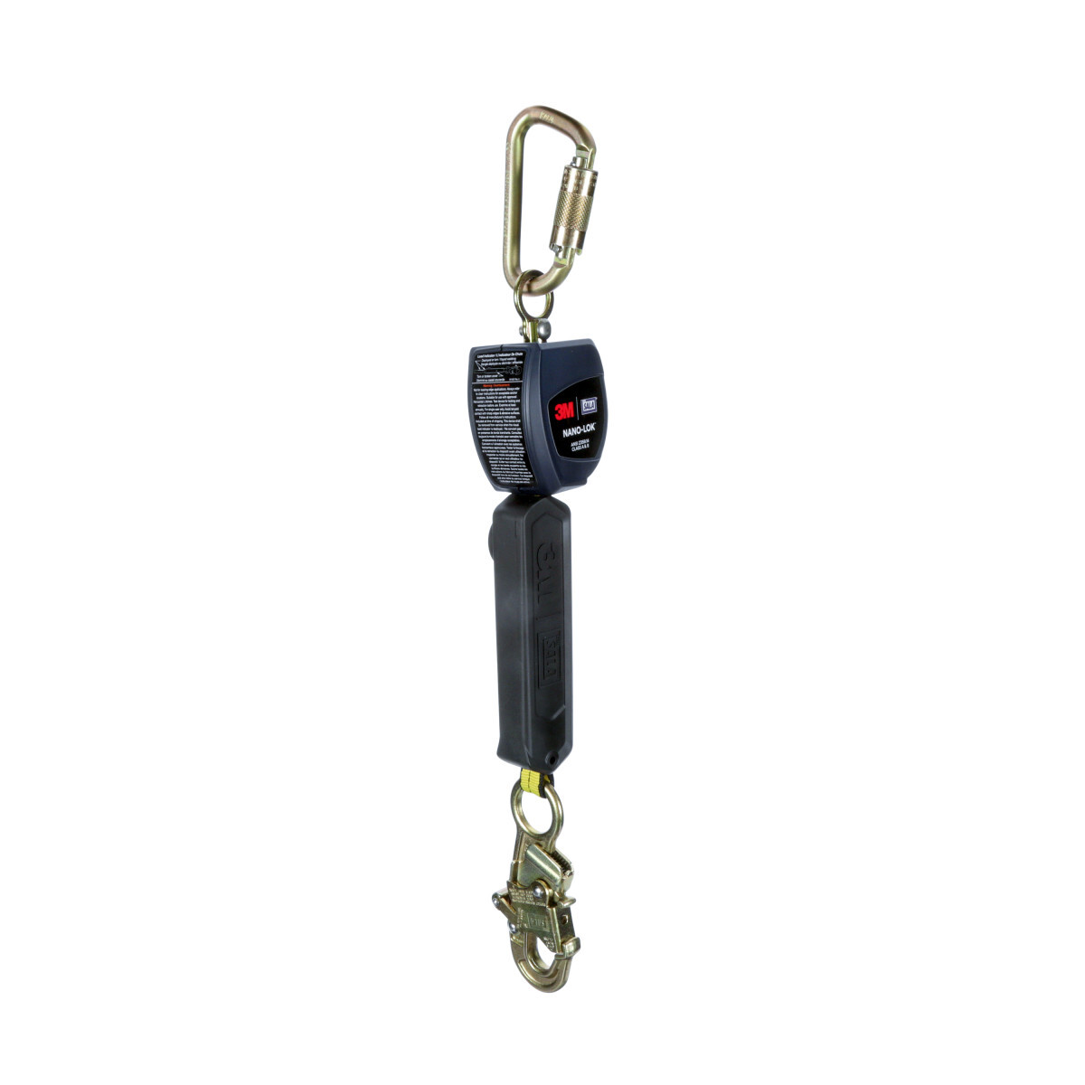 3M™ DBI-SALA® Nano-Lok™ Self-Retracting Lifeline with Anchor Hook, Single-leg, Web 3101215, 6 ft. (1.8m) 3M™ DBI-SALA® Nano-Lok™ Self-Retracting Lifeline with Anchor Hook, Single-leg, Web 3101215, 6 ft. (1.8m)