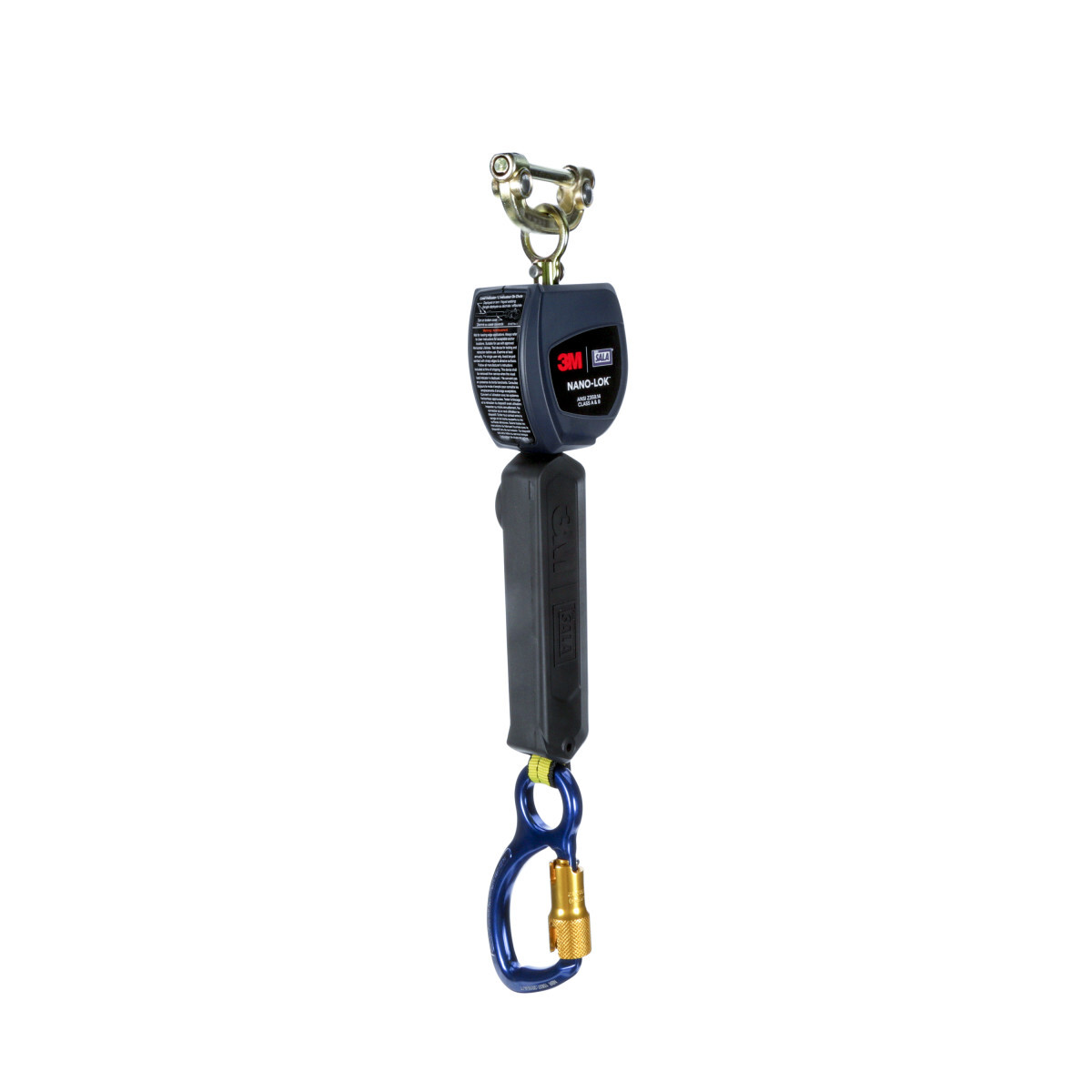 3M™ DBI-SALA® Nano-Lok™ Personal Self-Retracting Lifeline, Single-leg, Web 3101225, 6 ft. (1.8m) 3M™ DBI-SALA® Nano-Lok™ Personal Self-Retracting Lifeline, Single-leg, Web 3101225, 6 ft. (1.8m)
