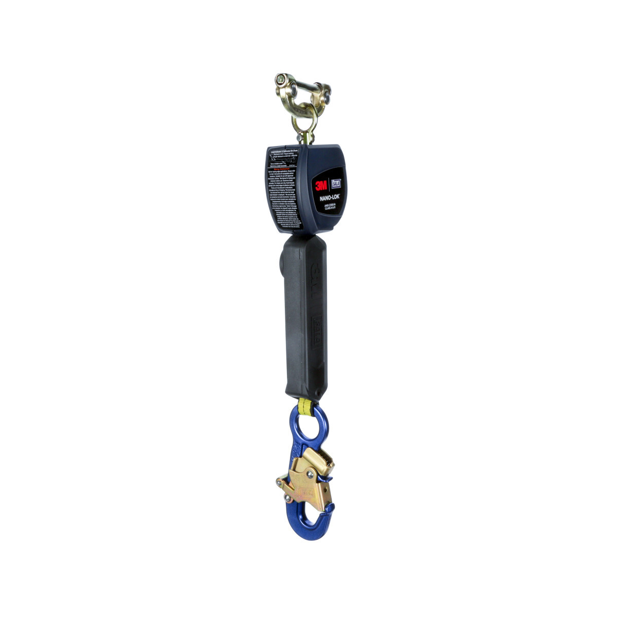3M™ DBI-SALA® Nano-Lok™ Personal Self-Retracting Lifeline, Single-leg, Web 3101226, 6 ft. (1.8m) 3M™ DBI-SALA® Nano-Lok™ Personal Self-Retracting Lifeline, Single-leg, Web 3101226, 6 ft. (1.8m)