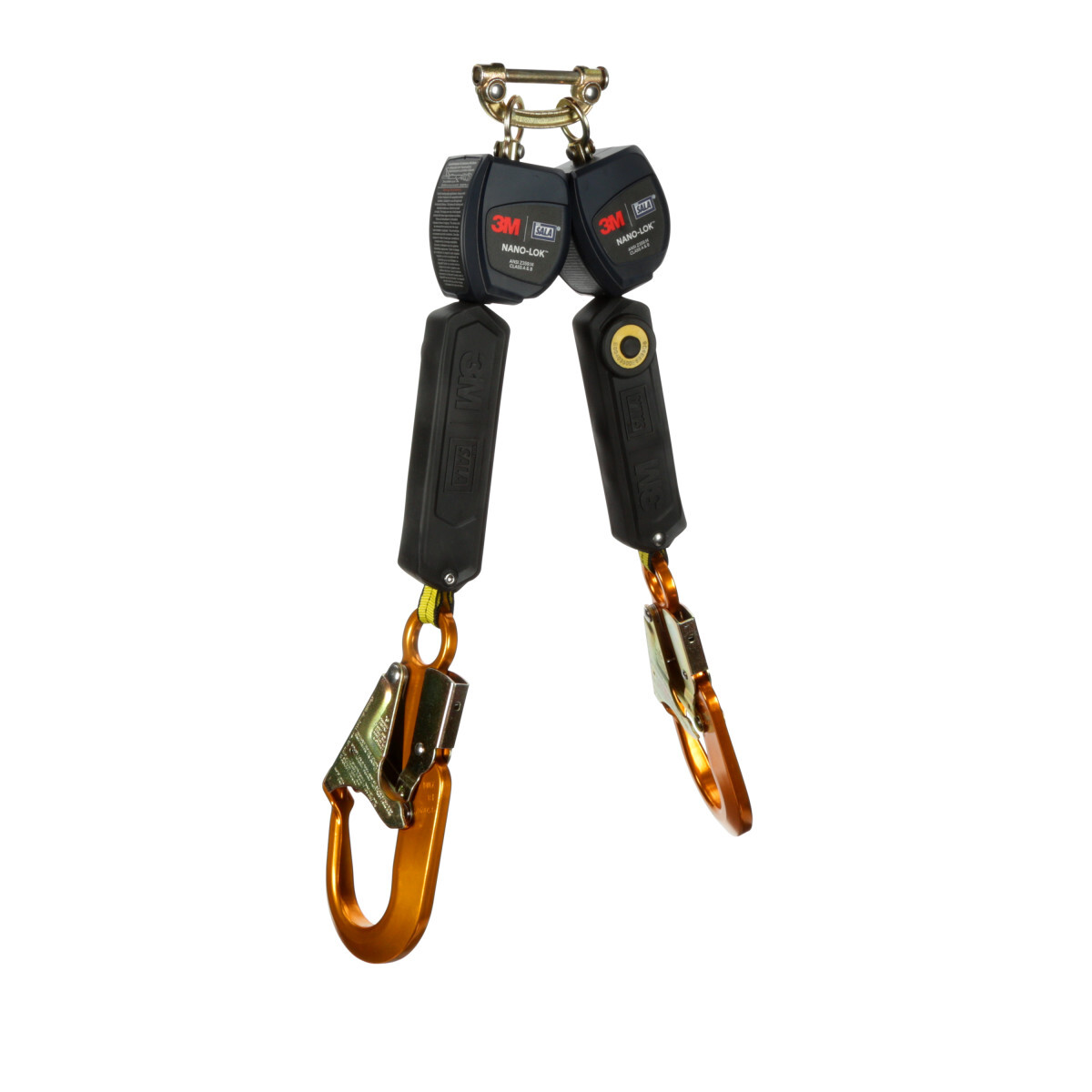 3M™ DBI-SALA® Nano-Lok™ Twin-Leg Quick Connect Self-Retracting Lifeline, Web 3101277