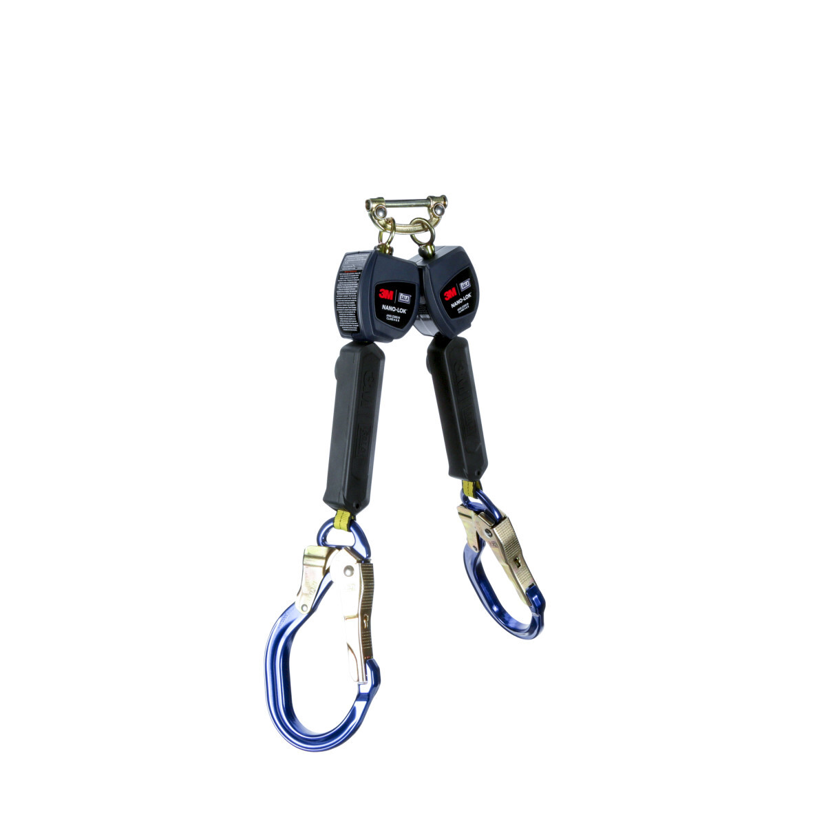 3M™ DBI-SALA® Nano-Lok™ Twin-Leg Quick Connect Self-Retracting Lifeline - Web 3101473, Blue, 6 ft. (1.8 m) 3M™ DBI-SALA® Nano-Lok™ Twin-Leg Quick Connect Self-Retracting Lifeline - Web 3101473, Blue, 6 ft. (1.8 m)
