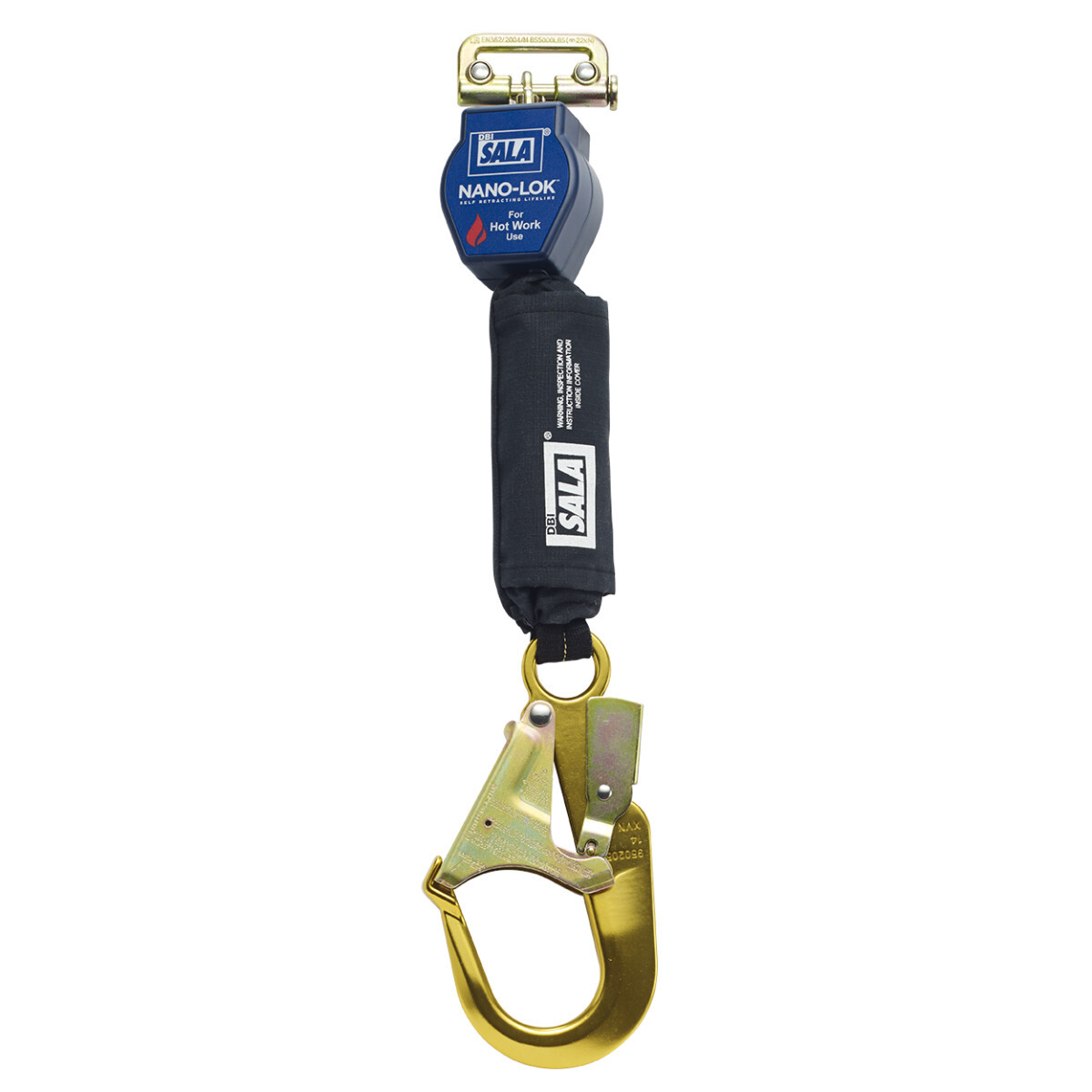 3M™ DBI-SALA® Nano-Lok™ Quick Connect Self-Retracting Lifeline for Hot Work Use, Web 3101496, 6 ft. (1.8m)