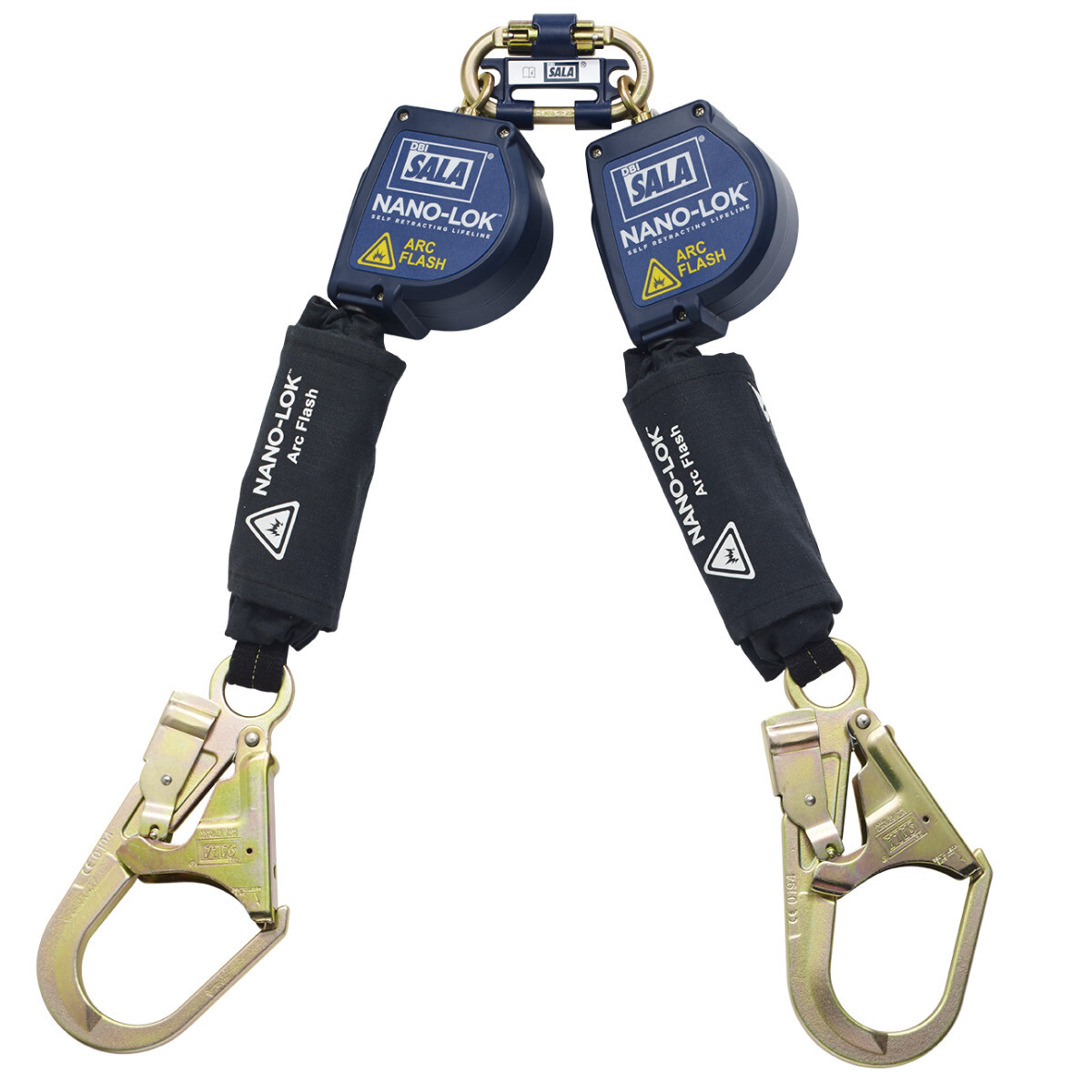 3M™ DBI-SALA® Nano-Lok™ Arc Flash Twin-Leg Quick Connect Self-Retracting Lifeline, Web 3101536, 8 ft. (2.4m) 3M™ DBI-SALA® Nano-Lok™ Arc Flash Twin-Leg Quick Connect Self-Retracting Lifeline, Web 3101536, 8 ft. (2.4m)