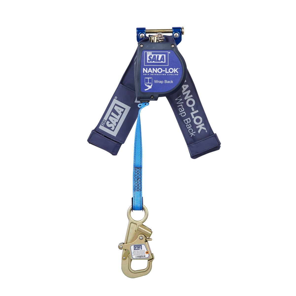 3M™ DBI-SALA® Nano-Lok™ Wrap Back Self-Retracting Lifeline 3101654, Blue, 8 ft. (2.4m) 3M™ DBI-SALA® Nano-Lok™ Wrap Back Self-Retracting Lifeline 3101654, Blue, 8 ft. (2.4m)