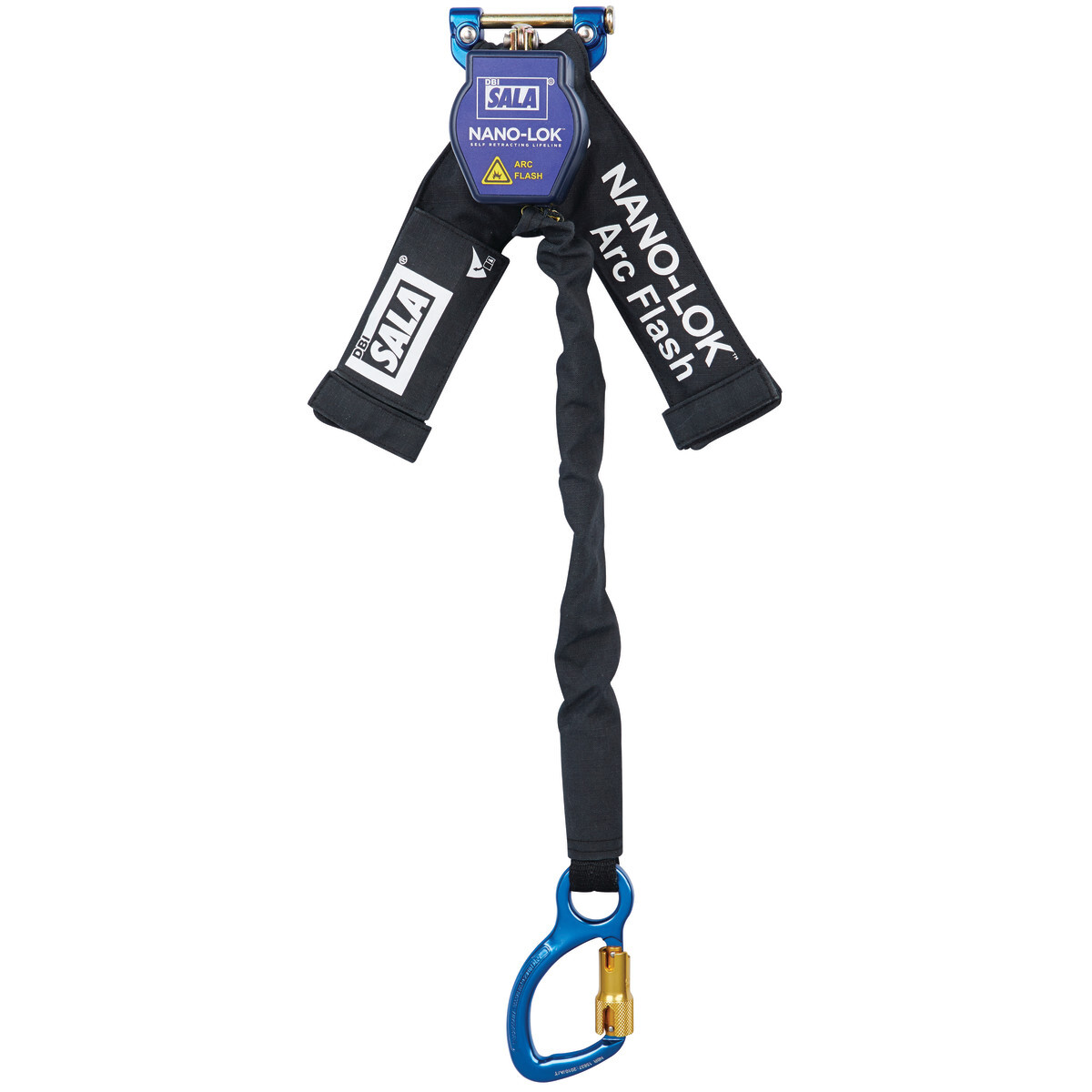 3M™ DBI-SALA® Nano-Lok™ Aerial Work Platform Self-Retracting Lifeline, Web 3101655, Blue, 4.5 ft. (1.4m)