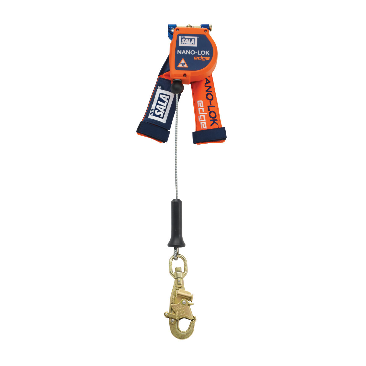 3M™ DBI-SALA® Nano-Lok™ edge Quick Connect Self-Retracting Lifeline 3500211, Cable, Orange, 8 ft. (2.4 m)