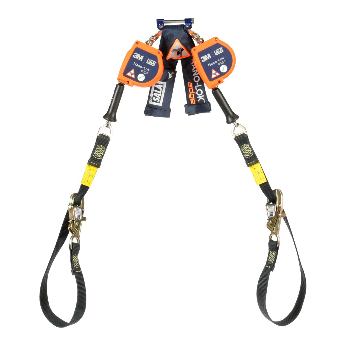 3M™ DBI-SALA® Nano-Lok™ edge Twin-Leg Tie-Back Quick Connect Self-Retracting Lifeline - Cable 3500228, Orange, 9 ft. (2.7 m) 3M™ DBI-SALA® Nano-Lok™ edge Twin-Leg Tie-Back Quick Connect Self-Retracting Lifeline - Cable 3500228, Orange, 9 ft. (2.7 m)