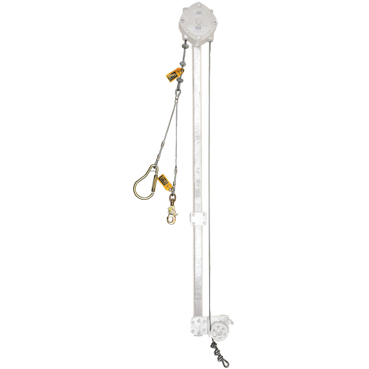 3M™ DBI-SALA® 150' Galvanized Steel Cable Assembly With Rung And Harness Hook Connections (For Use With SSB Series Climb Assist