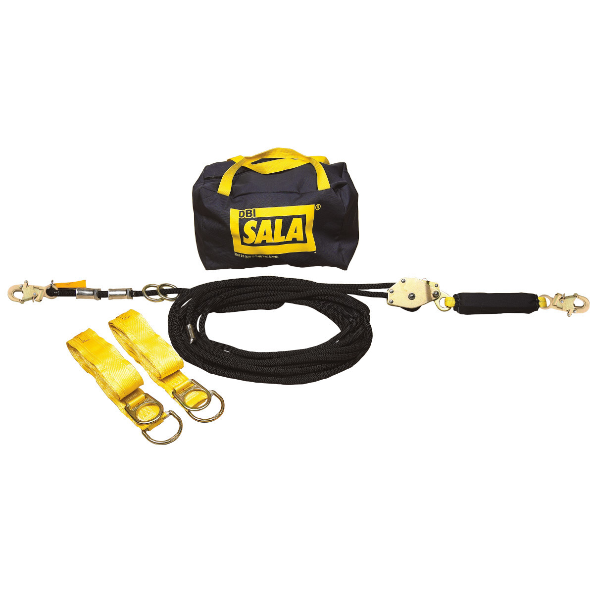 3M™ DBI-SALA® 20' Sayfline™ Temporary Horizontal Kernmantle Rope Lifeline System (Includes Kernmantle Rope Lifeline With Tension