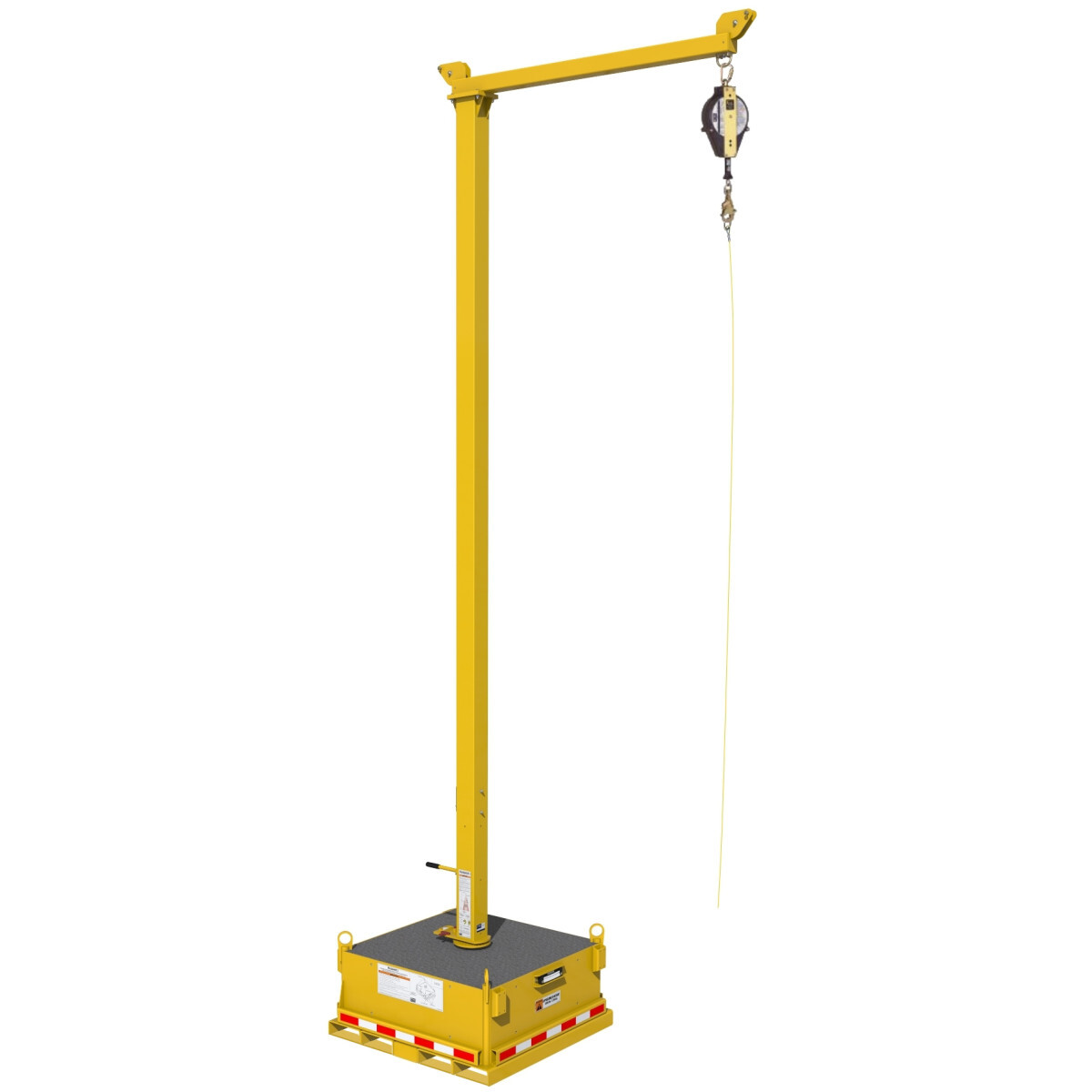 3M™ DBI-SALA® FlexiGuard™ With Counterweight Base And Self-Retracting Lifeline 8530595, Yellow 3M™ DBI-SALA® FlexiGuard™ With Counterweight Base And Self-Retracting Lifeline 8530595, Yellow