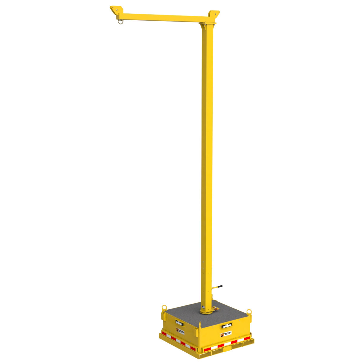 3M™ DBI-SALA® FlexiGuard™ With Counterweight Base 8530606, Yellow 3M™ DBI-SALA® FlexiGuard™ With Counterweight Base 8530606, Yellow