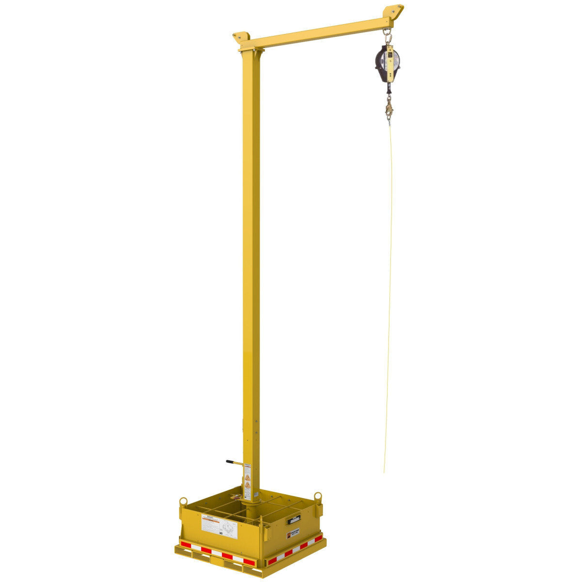 3M™ DBI-SALA® FlexiGuard™ SafRig With Counterweight Base And Self Retracting Lifeline 8530620 3M™ DBI-SALA® FlexiGuard™ SafRig With Counterweight Base And Self Retracting Lifeline 8530620