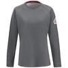 Bulwark® Ladies Medium Regular Charcoal Westex G2™ fabrics by Milliken® IQ SERIES® Flame Resistant T-shirt With Insect Shield