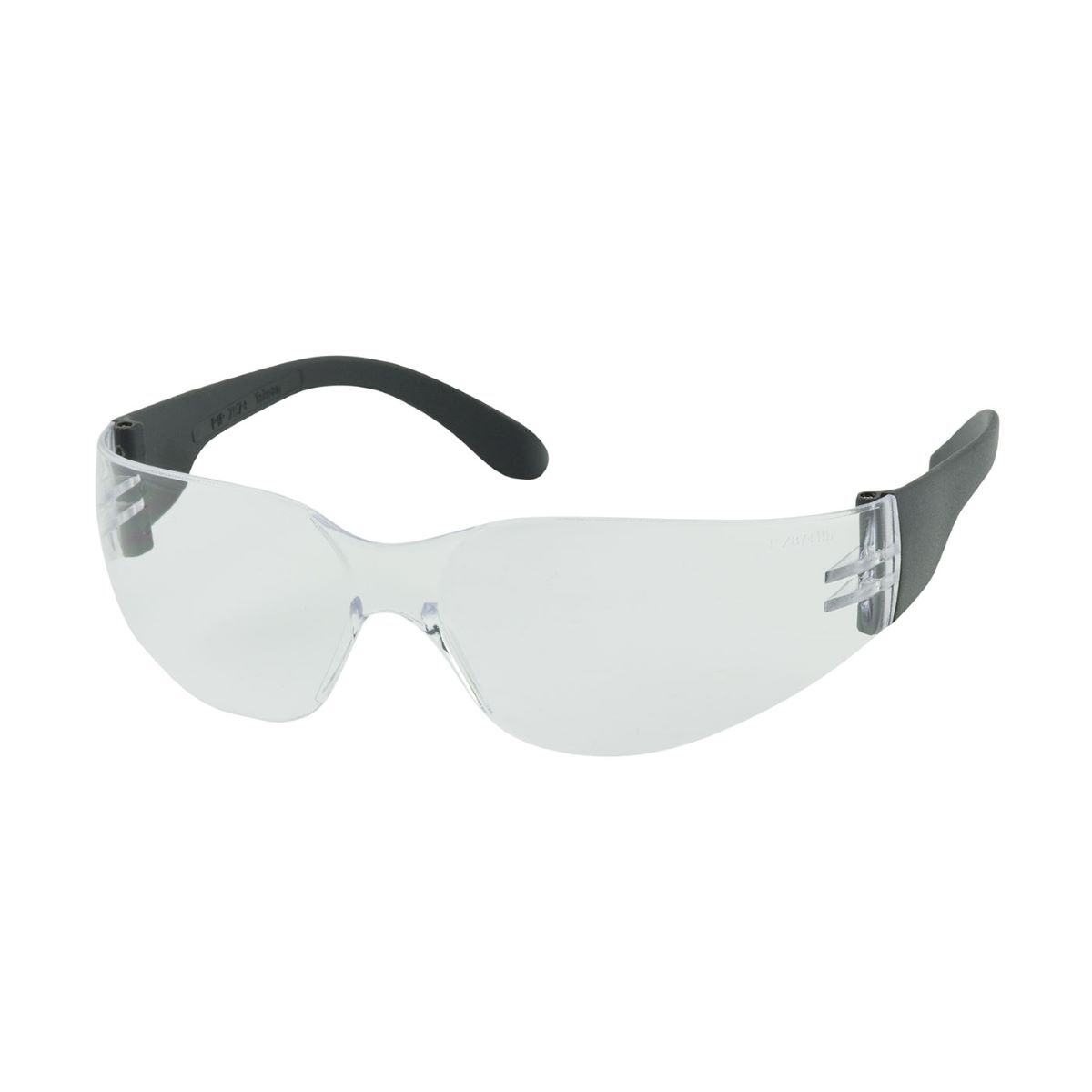 PIP® Zenon Z12™ Rimless Black Safety Glasses With Clear Anti-Scratch Lens And Black Temple